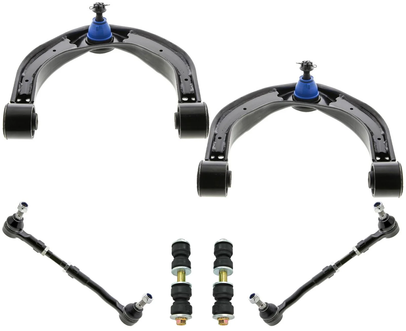 Front Mevotech Upper Control Arms Tie Rods & Links For Nissan NV1500 2012-2021
