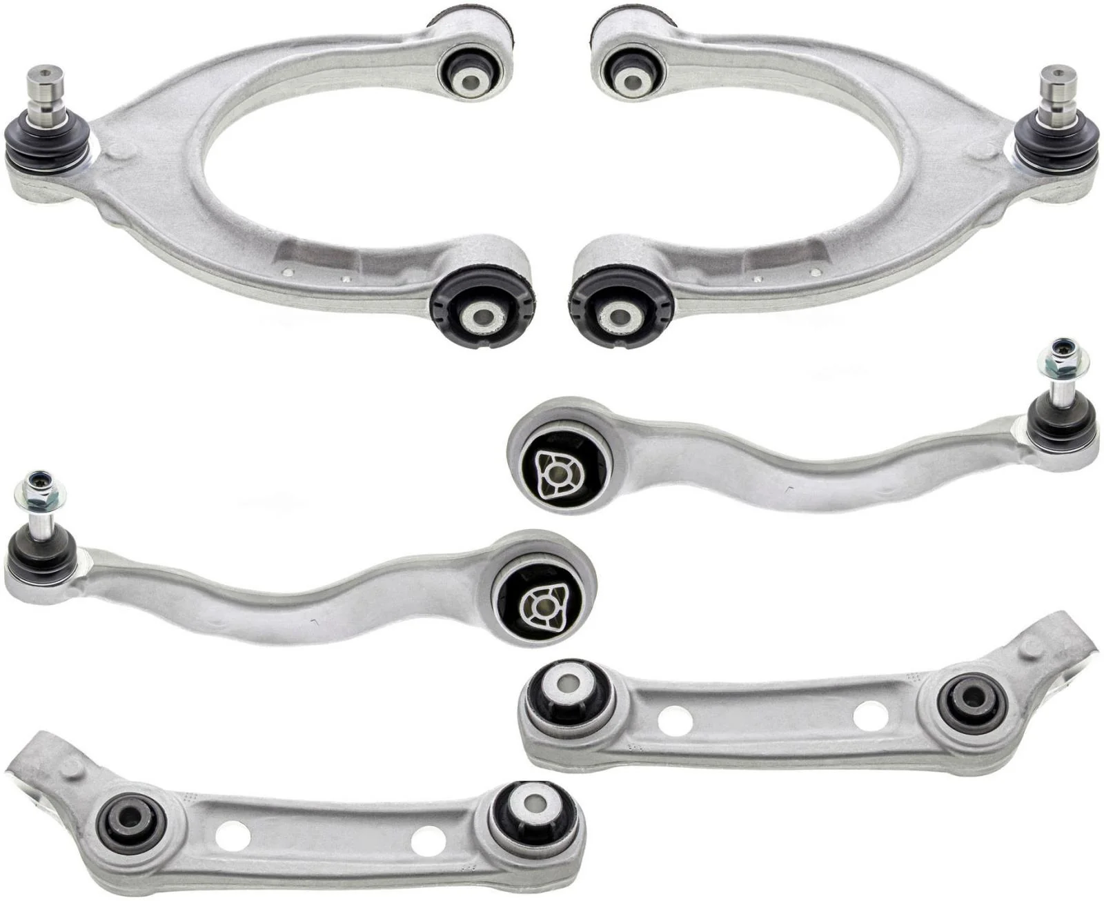 Front Mevotech Upper & Lower Control Arms For BMW 530I xDrive 2017-2020