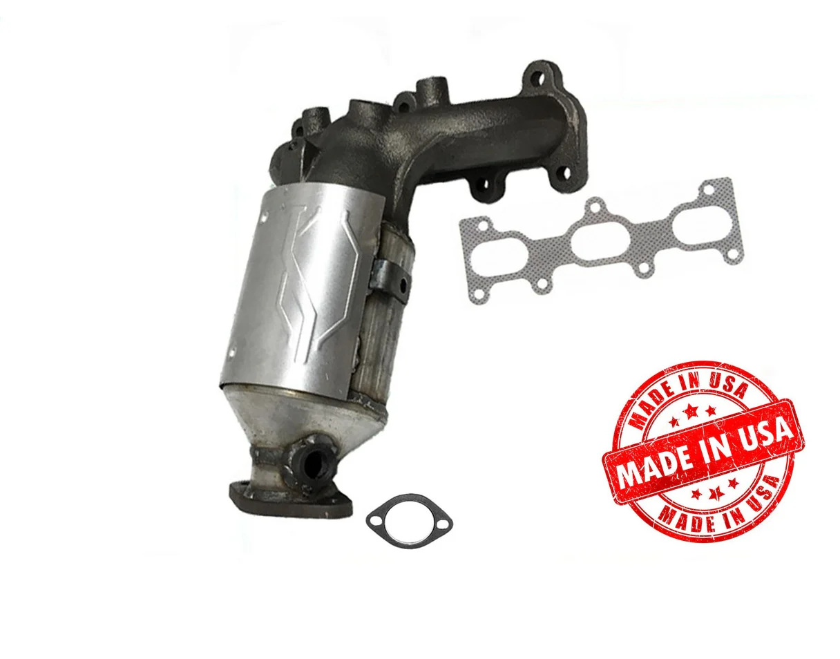 Front RADIATOR SIDE Catalytic Converter for Hyundai Santa Fe GLS V6 2.7L 07-09