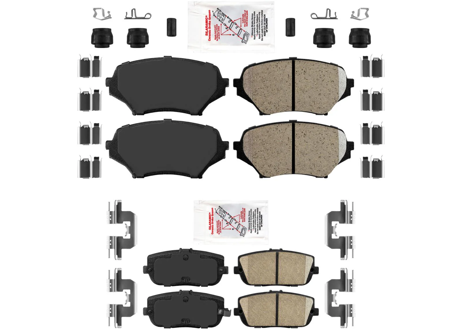 Front & Rear AmeriPLATINUM Ceramic Brake Pads For Mazda Miata MX5 2006-2015