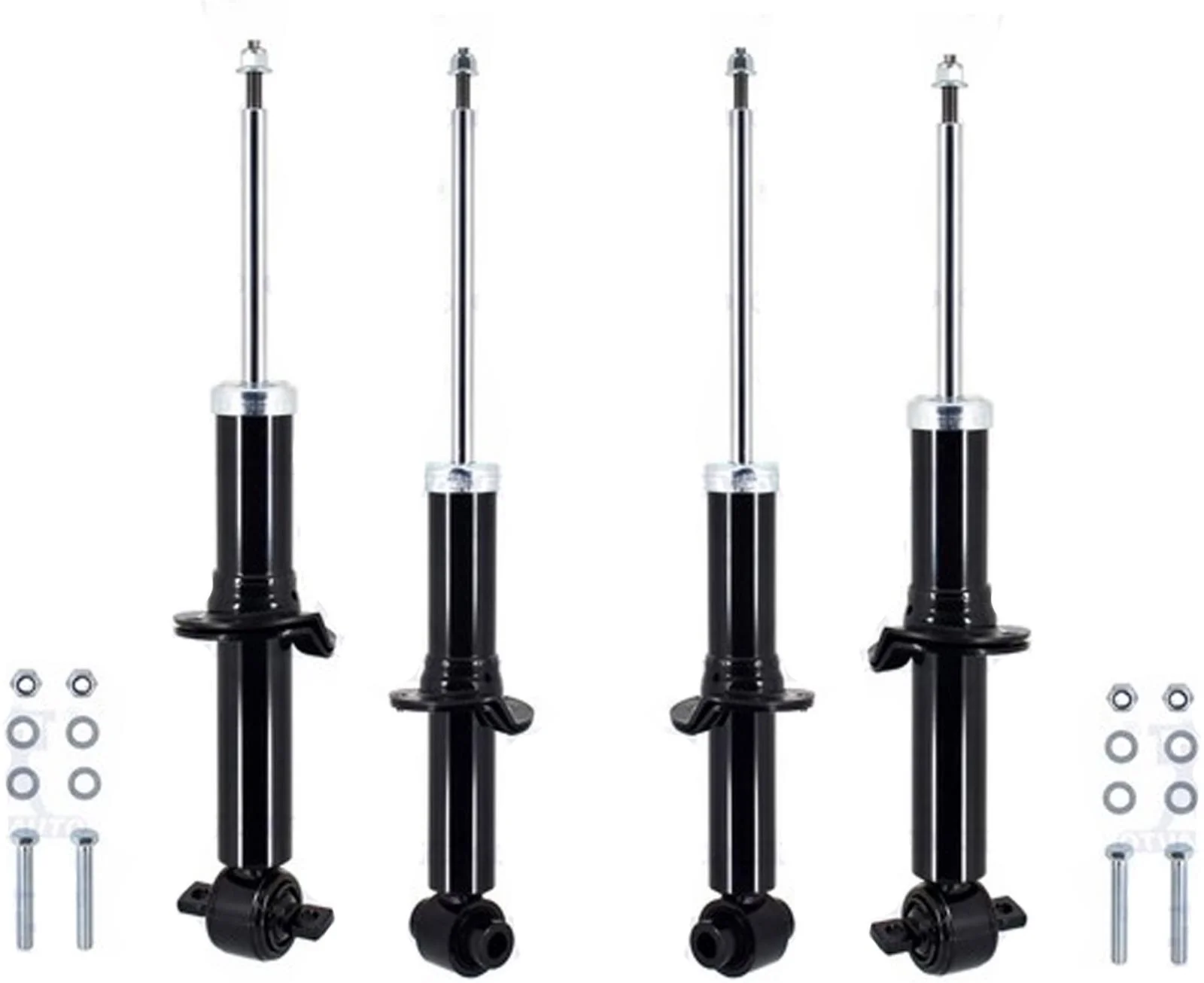 Front & Rear Bare Struts For Ford Bronco 21-2023 4 Doors W/ Standard Suspension