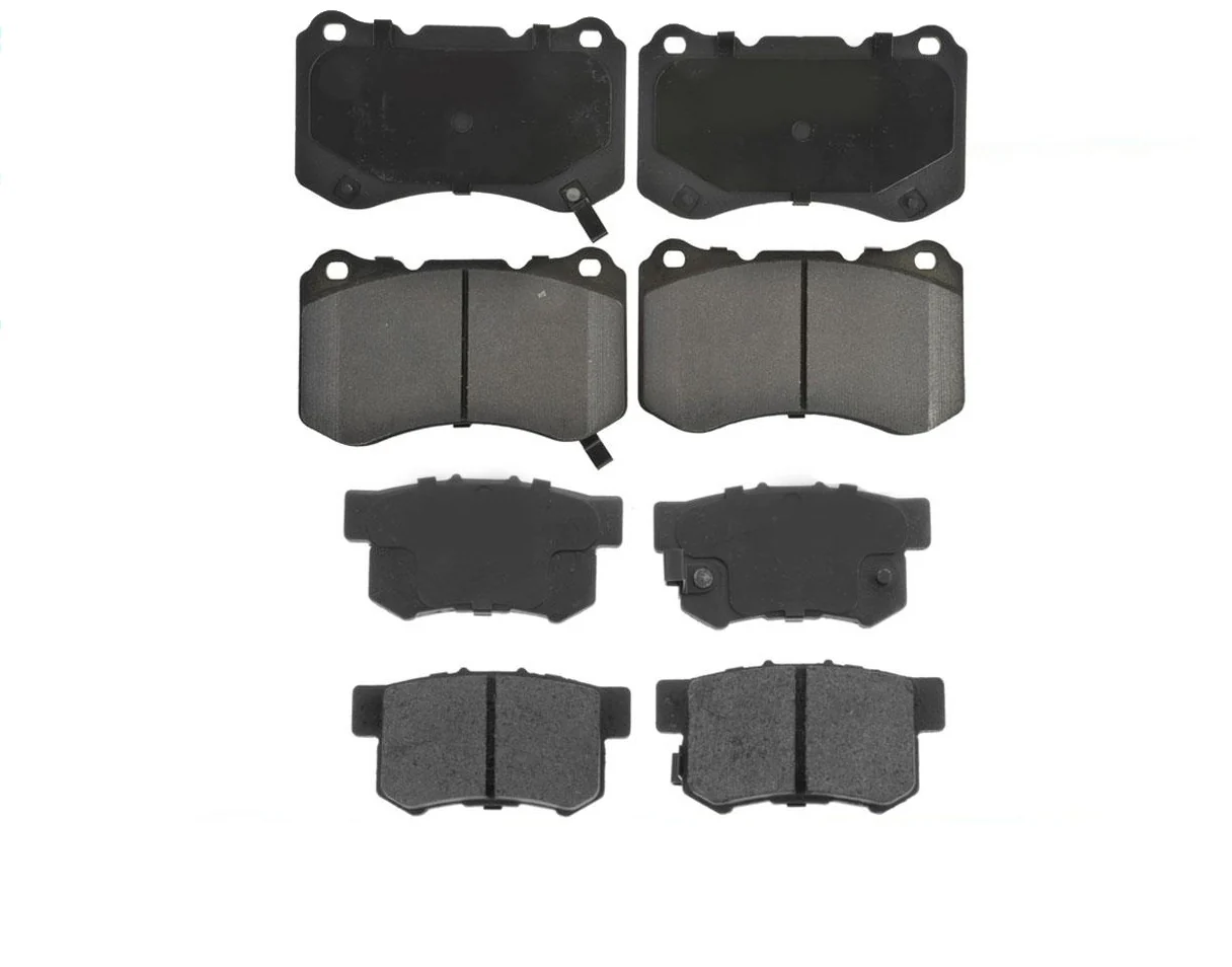 Front & Rear Brake Pads For Acura TL & TL Type S 04-2008 W/ Manual Transmission