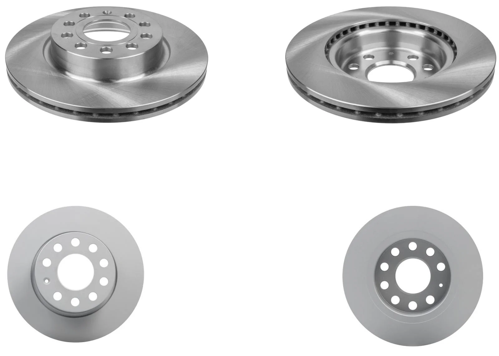 Front & Rear Brake Rotors & EPS Brake Pads For Jetta S 2011 2012 2013 2014 2017 - Image 3