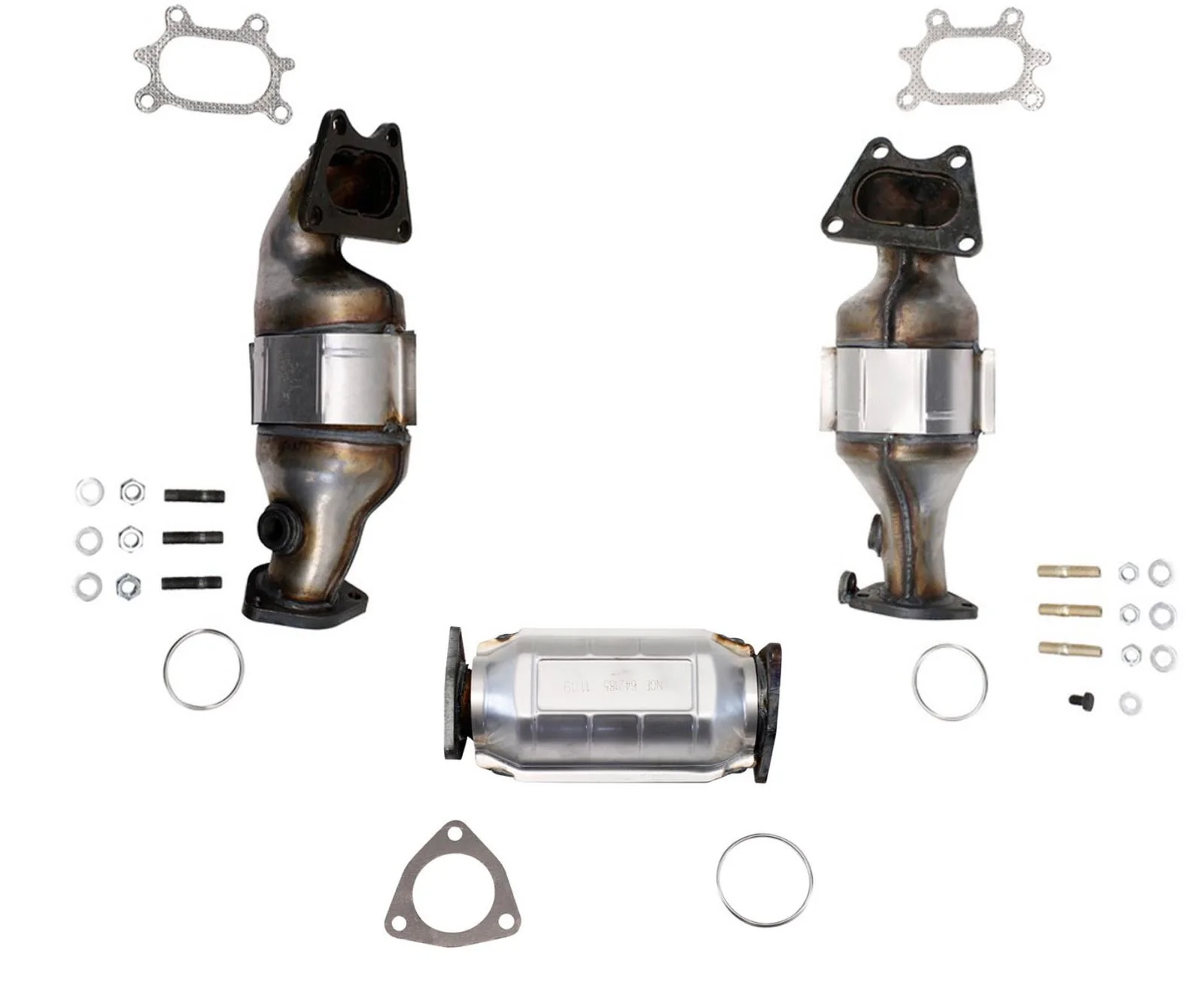 Front & Rear CARB Approved Catalytic Converter For Honda Pilot 2005-2008