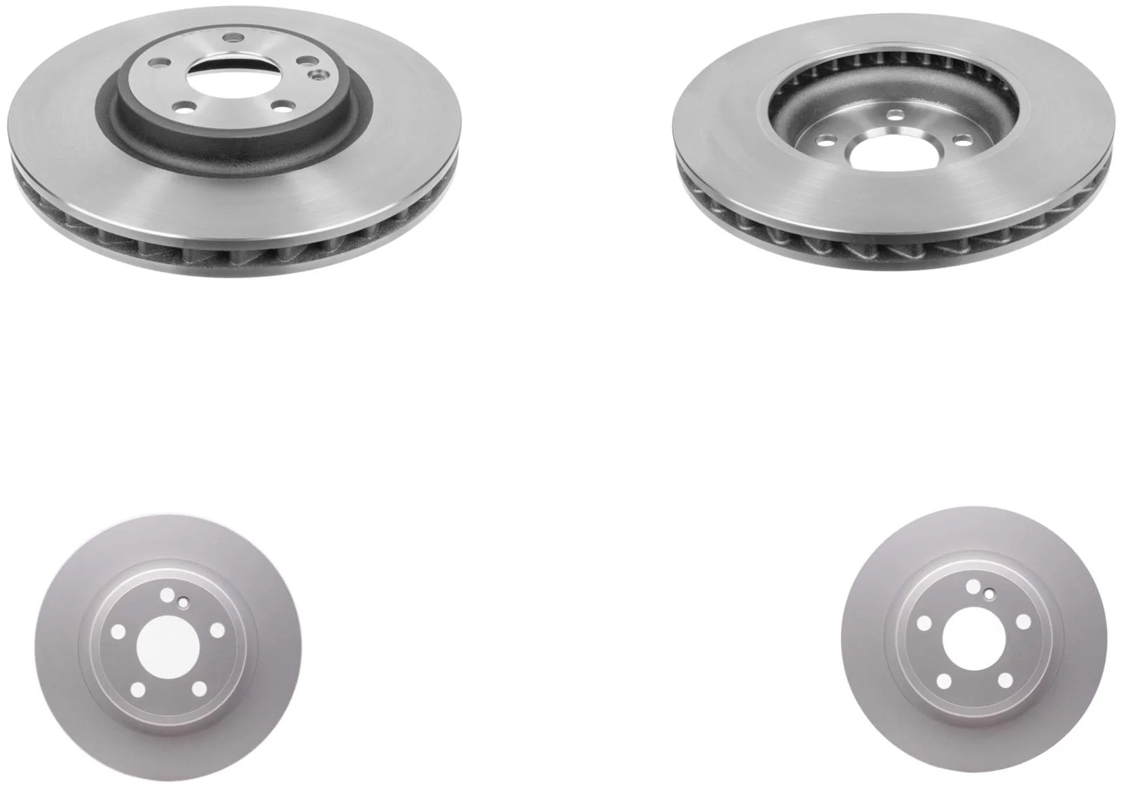 Front & Rear Carbon Coated Brake Rotors & EPS Brake Pads For CLA250 2014-2019 - Image 3