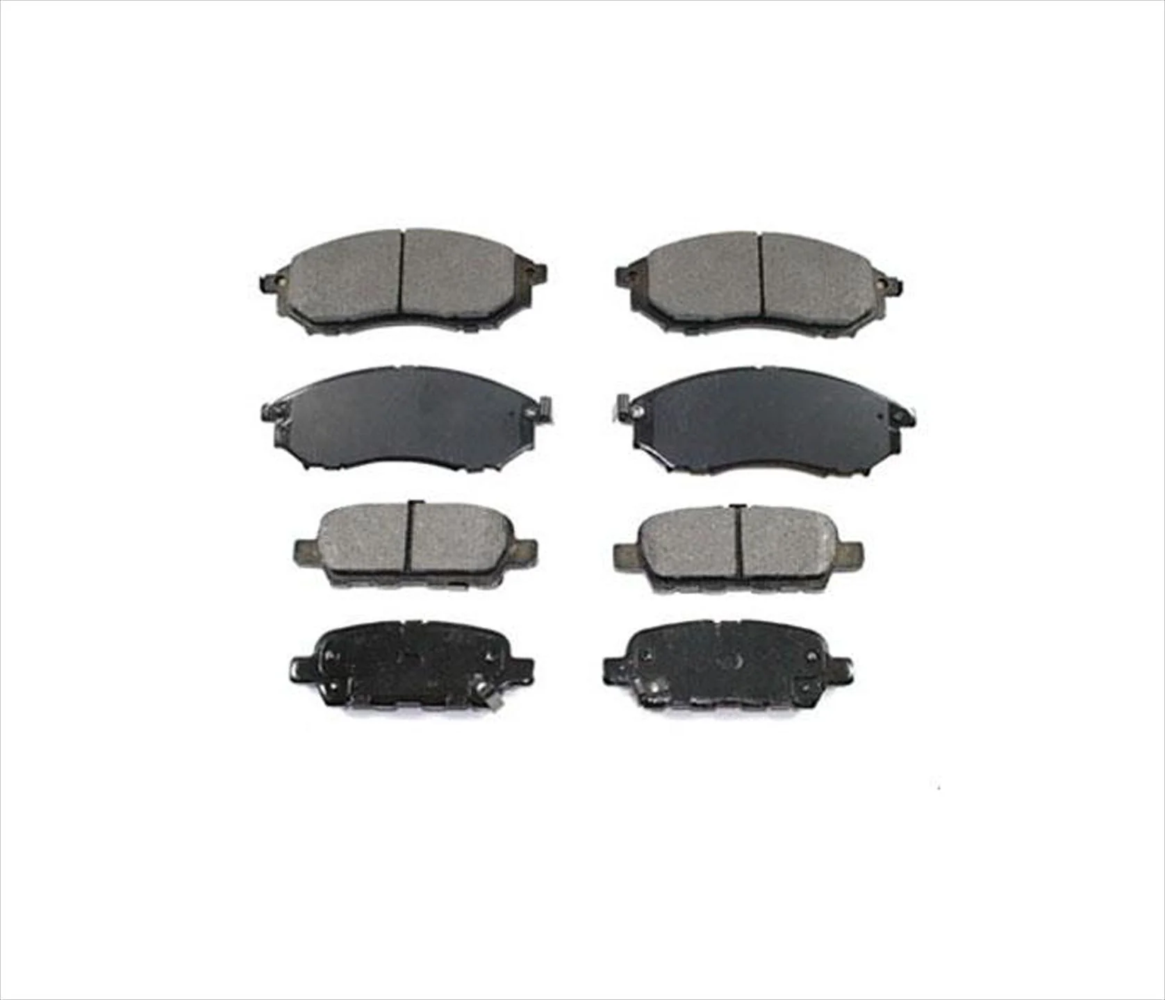 Front & Rear Ceramic Brake Pads 4Pc5 Replacement For 08-12 Infiniti EX35