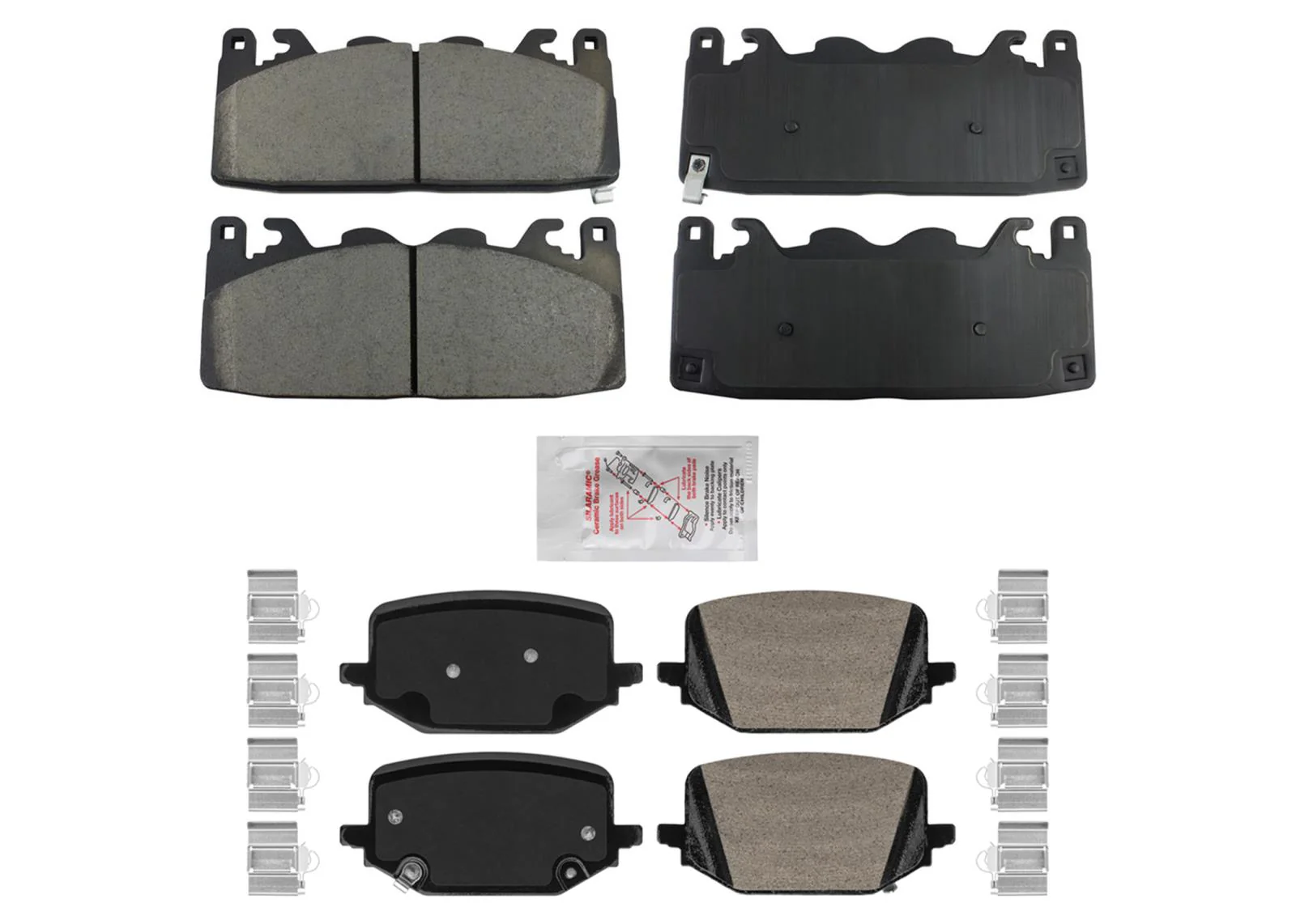 Front Rear Ceramic Disc Brake Pads for Ford Mustang GT 4 Piston 352MM 2024-2025
