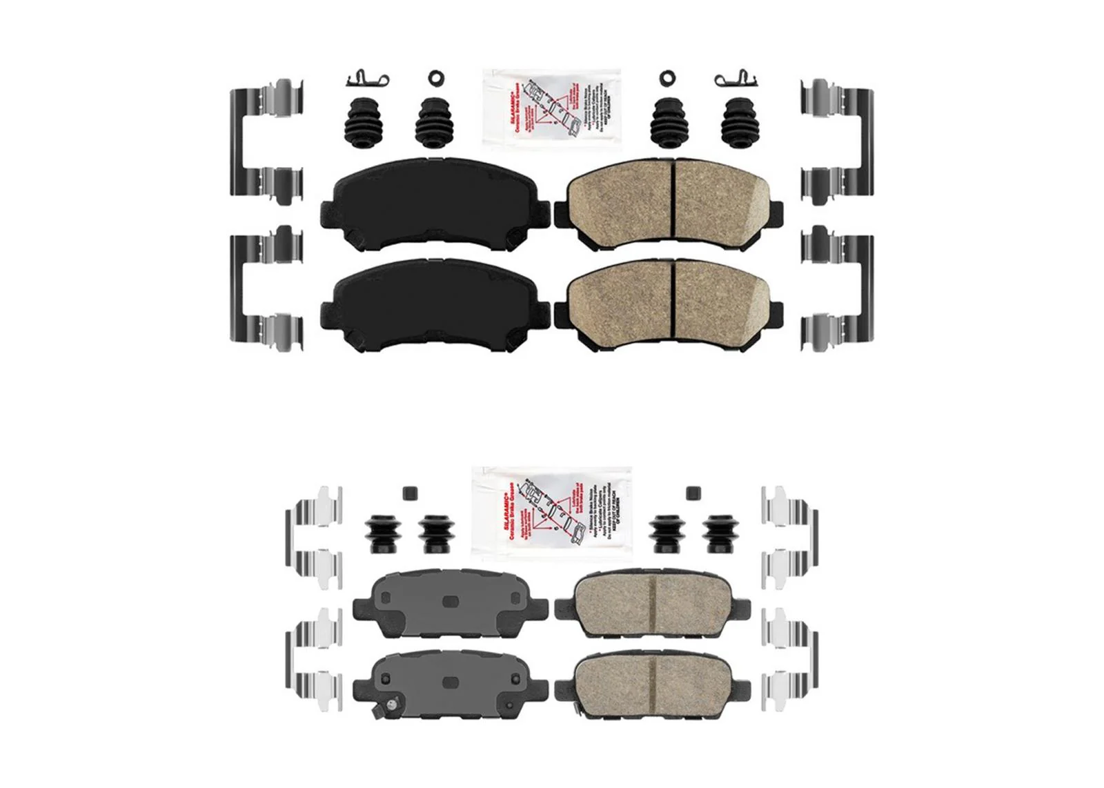 Front & Rear Ceramic Disc Brake Pads Shoes for Nissan Rogue 2008 2010 2012 2013 - Image 3