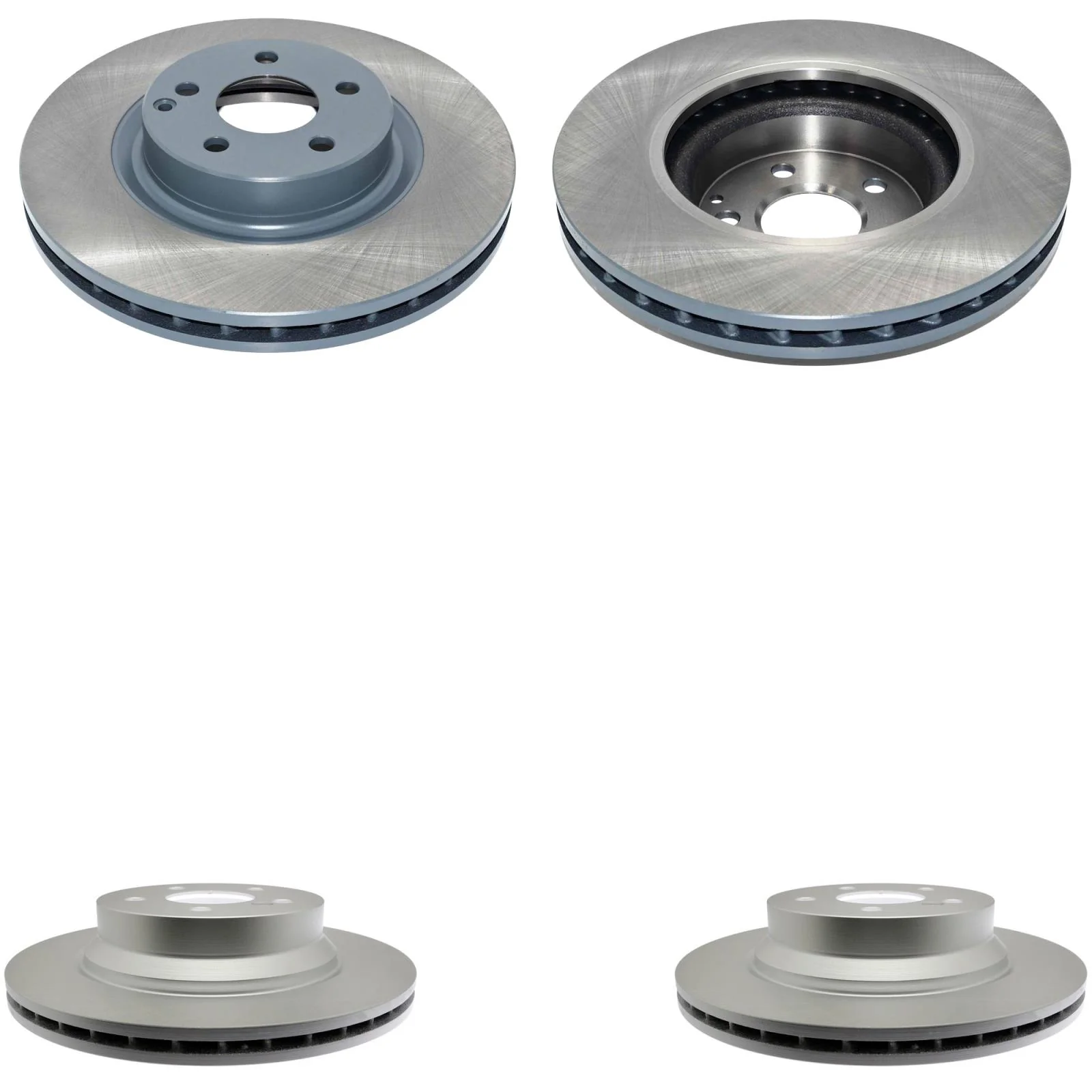 Front & Rear Coated Brake Rotors EPS Brake Pads & Shoes For GLK350 2010-2015 - Image 3