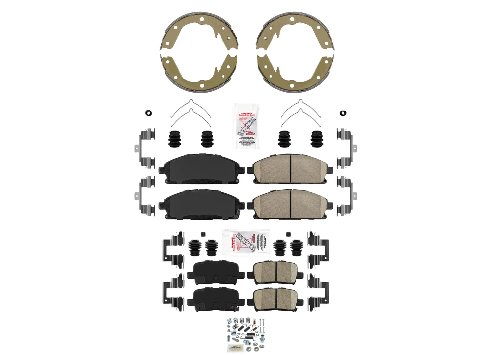 Front Rear Coated Disc Brake Rotors & Pads for Acura MDX 2003 2004 2005 2006 - Image 3