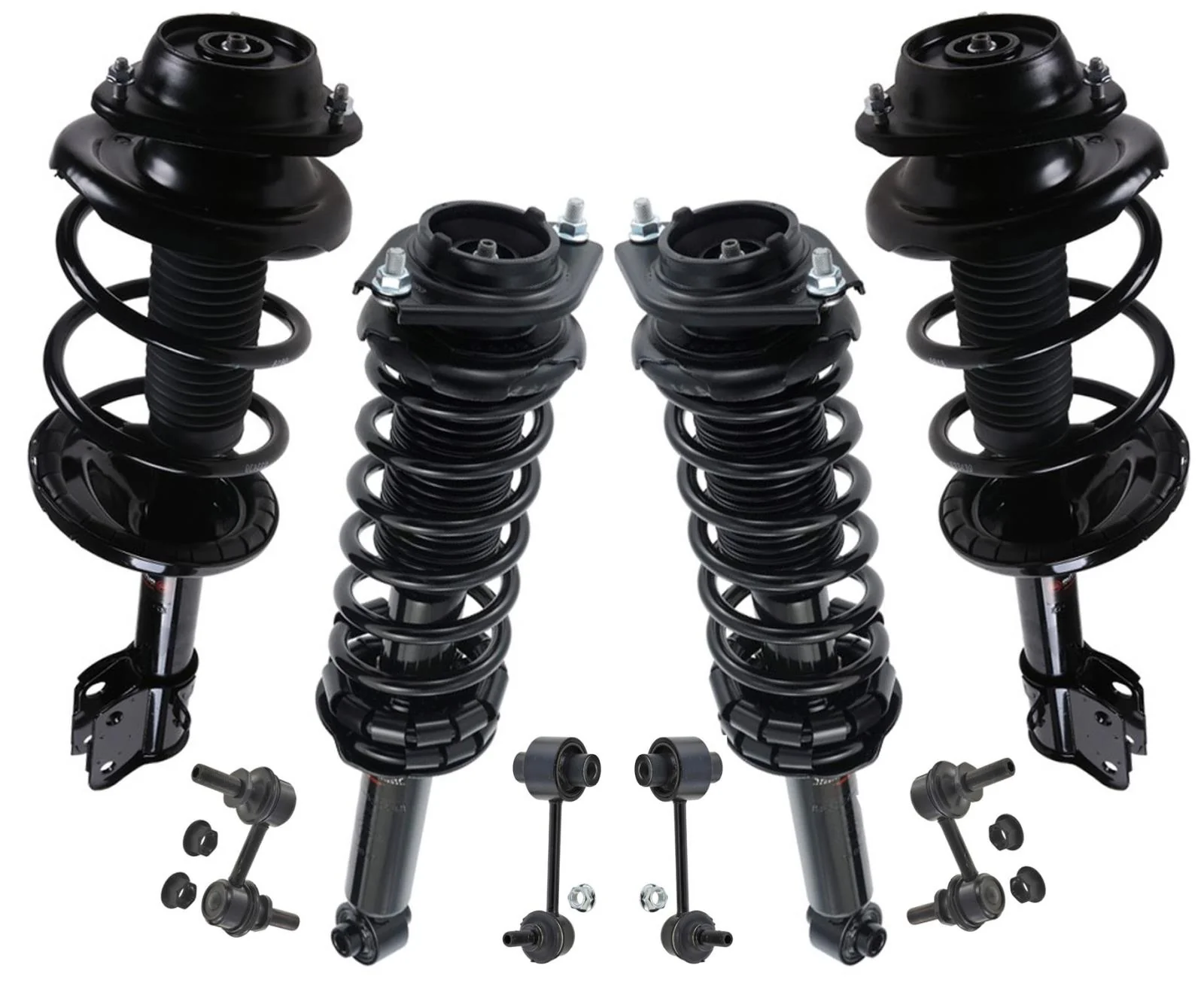 Front & Rear Complete Coil Spring Struts Fits for 10-12 Subaru Outback Wagon 8Pc