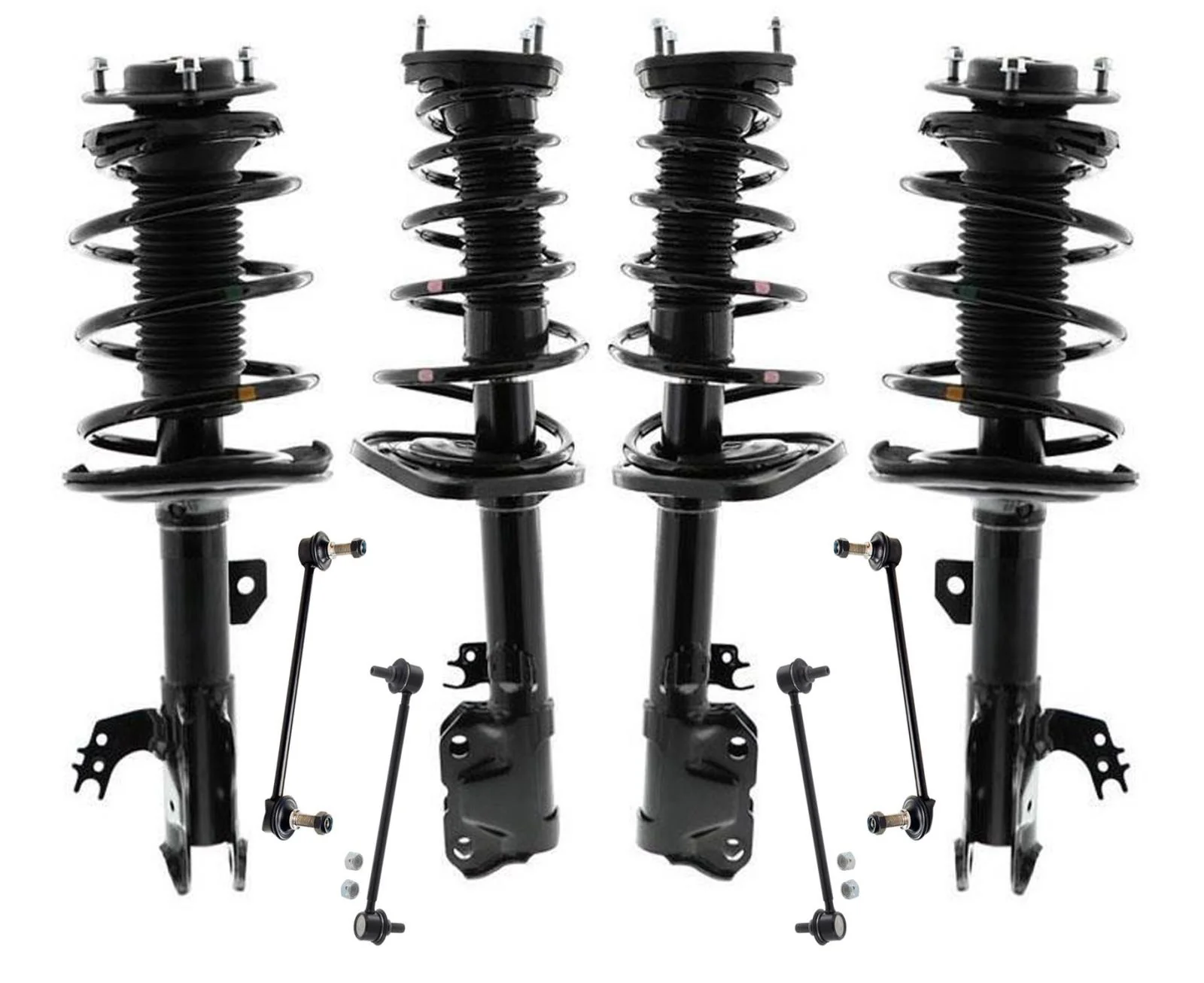 Front Rear Complete Coil Spring Struts for Lexus ES350 2013-2018 8pc Kit