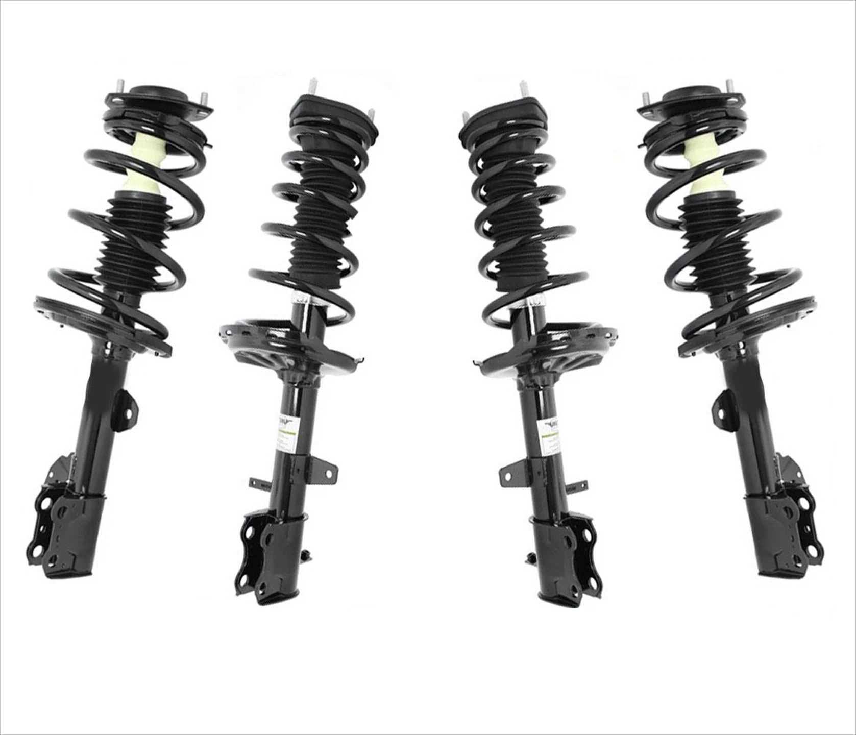 Front & Rear Complete Struts For 08-13 All Wheel Drive Highlander W/O 3RD Row