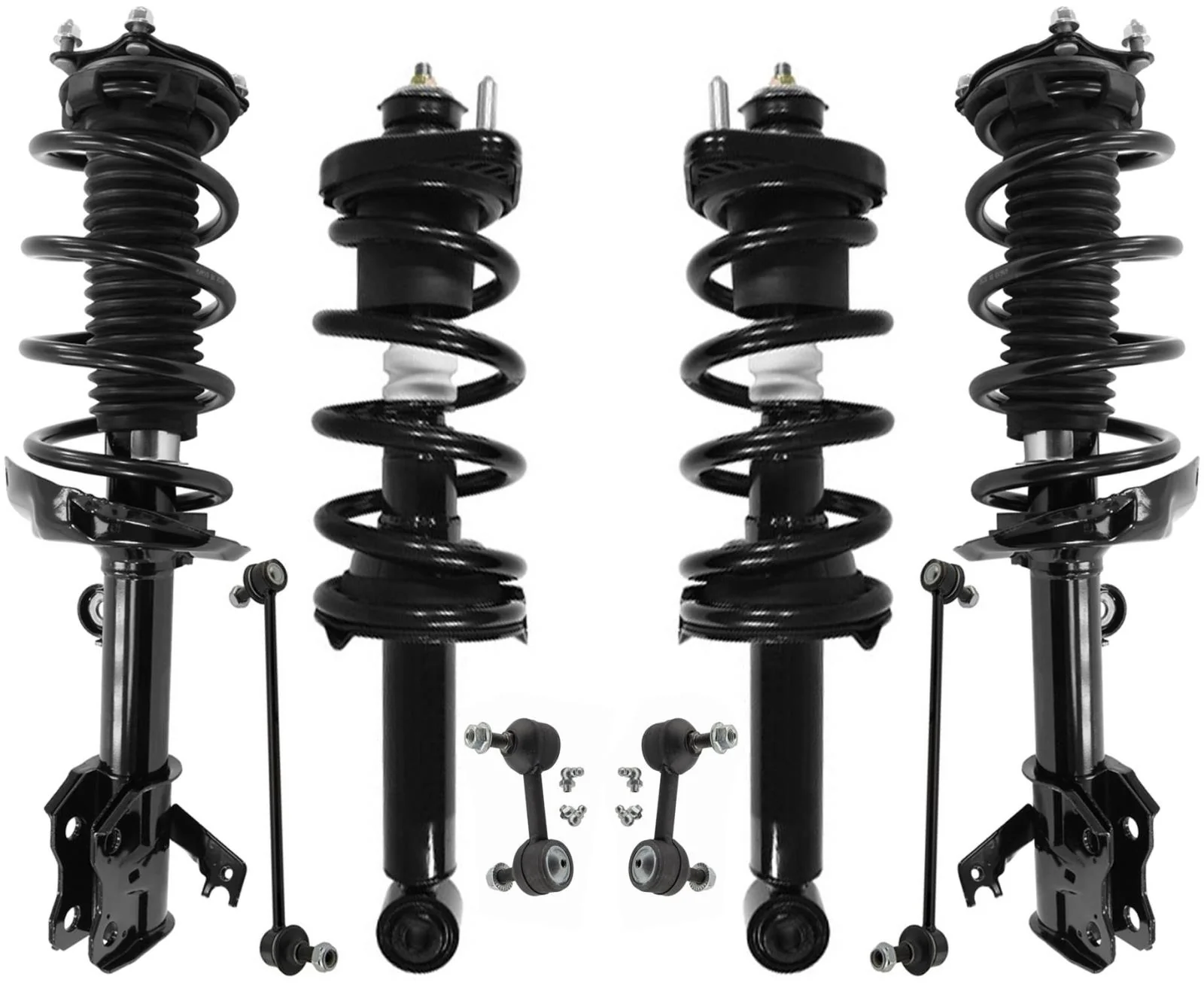 Front & Rear Complete Struts & Links For Honda CR-V All Wheel Drive 2015-2016