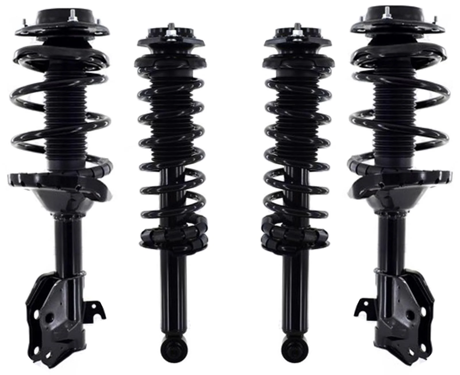 Front & Rear Complete Struts W/ Coil Spring Assembly For Subaru Forester XT 2017