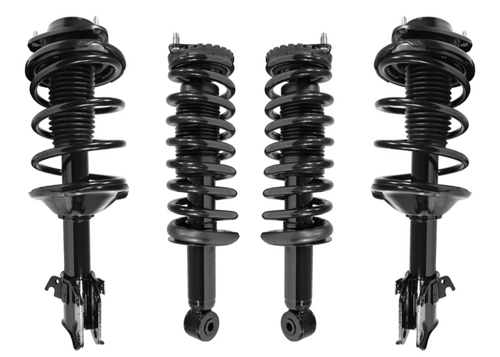 Front & Rear Complete Struts W/ Coil Spring for Subaru Legacy GT Sedan 2000-2002