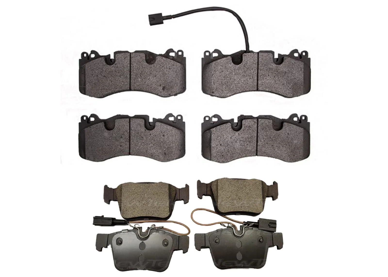 Front & Rear Disc Brake Pads For Maserati Levante 2017-24 W/ Six Piston Caliper