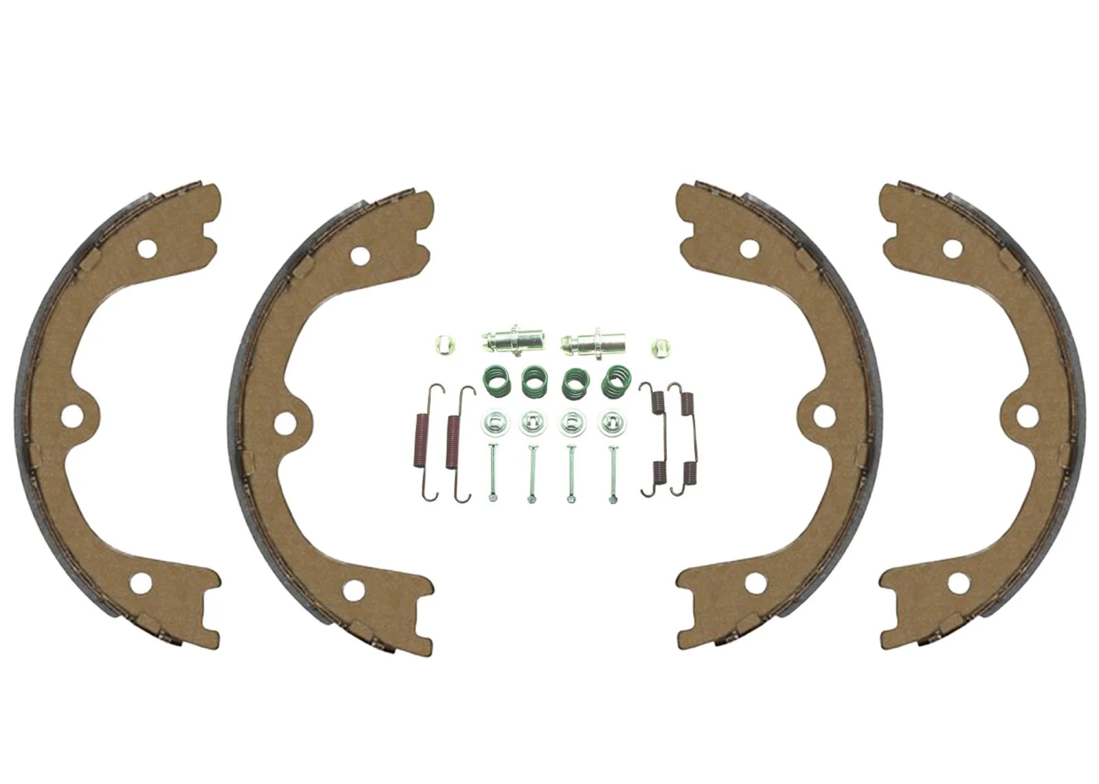 Front & Rear Disc Brake Pads Parking Shoe For Nissan Maxima 2004 2005 2006 2008 - Image 3
