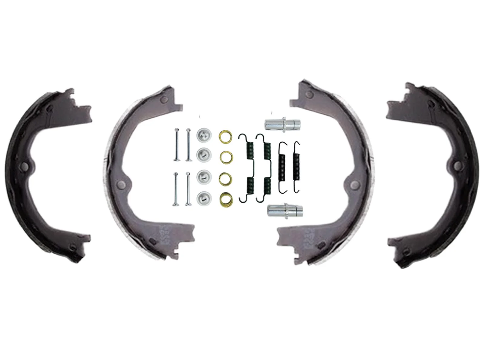 Front & Rear Disc Brake Pads Parking Shoes for Honda Pilot 2016 2020 2021 2022 - Image 2
