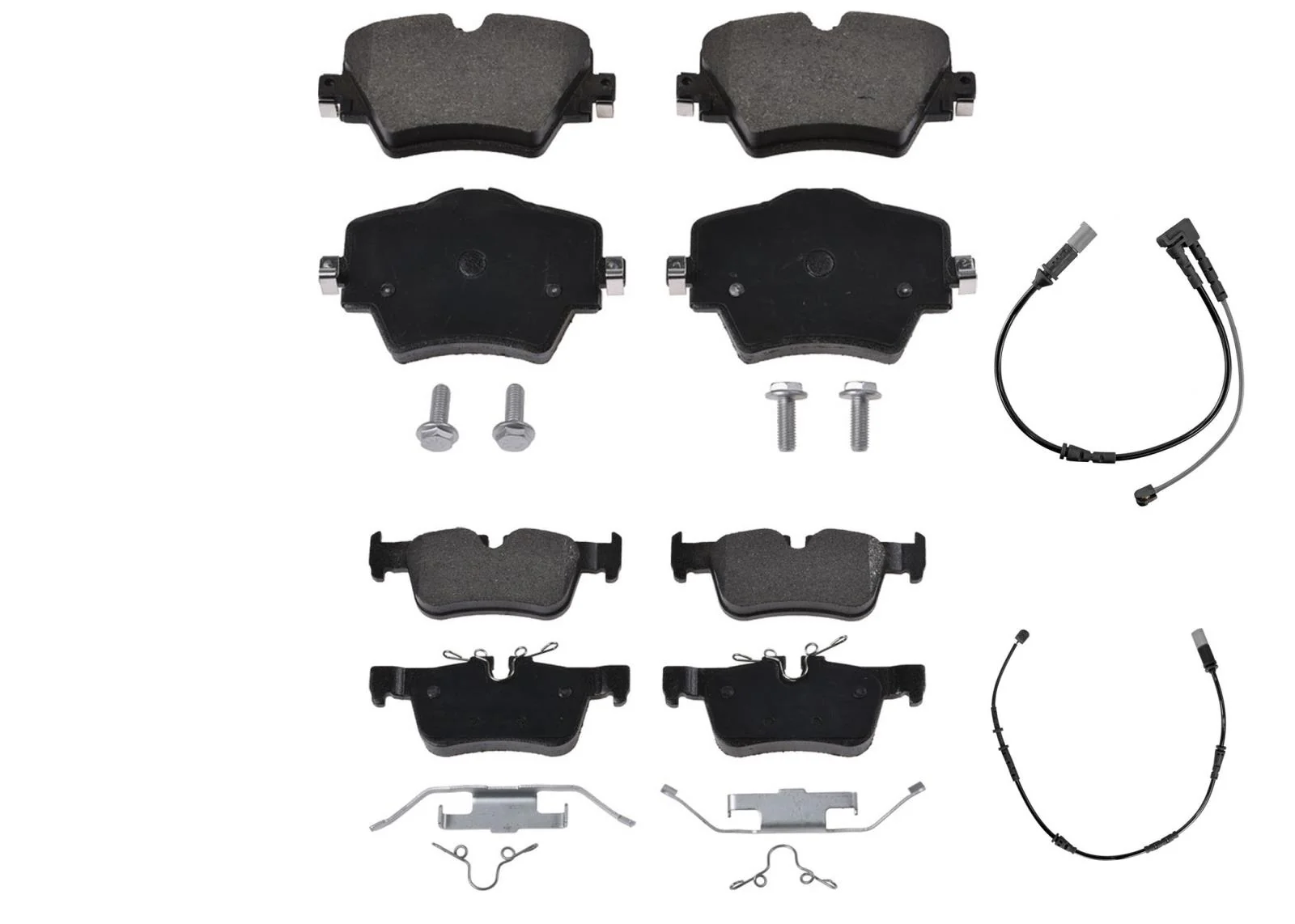 Front Rear Disc Ceramic Brake Pads for Mini Cooper Clubman 16-23 2.0L S All4
