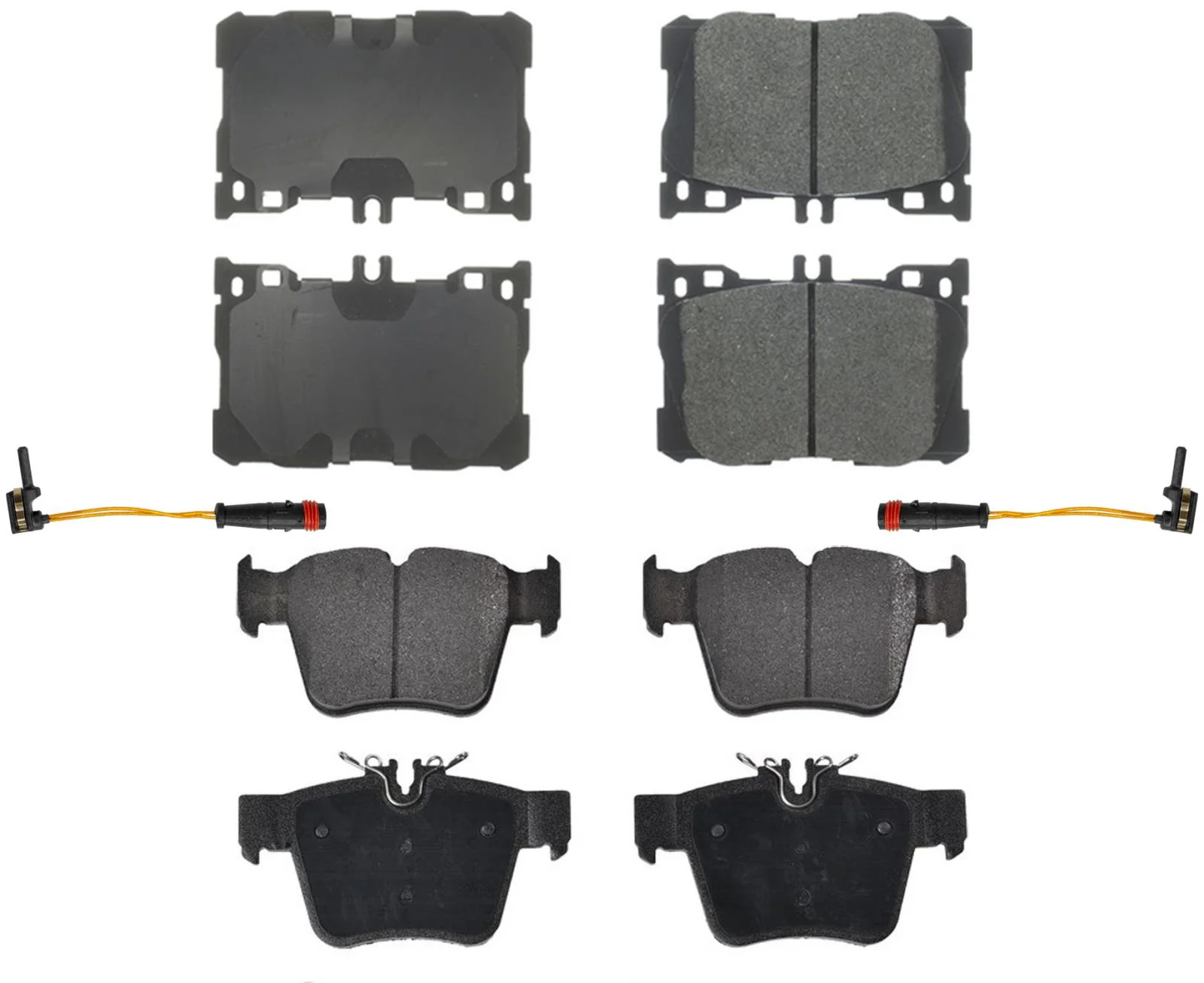 Front & Rear EPS R90 Certified Brake Pads For Mercedes Benz C43 AMG 2017-2022