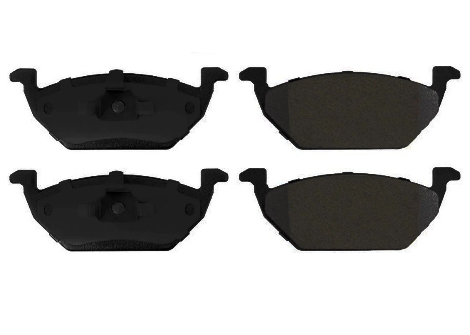 Front & Rear EPS R90 Certified Brake Pads For Volkswagen Jetta S 2011 2015 2017 - Image 2