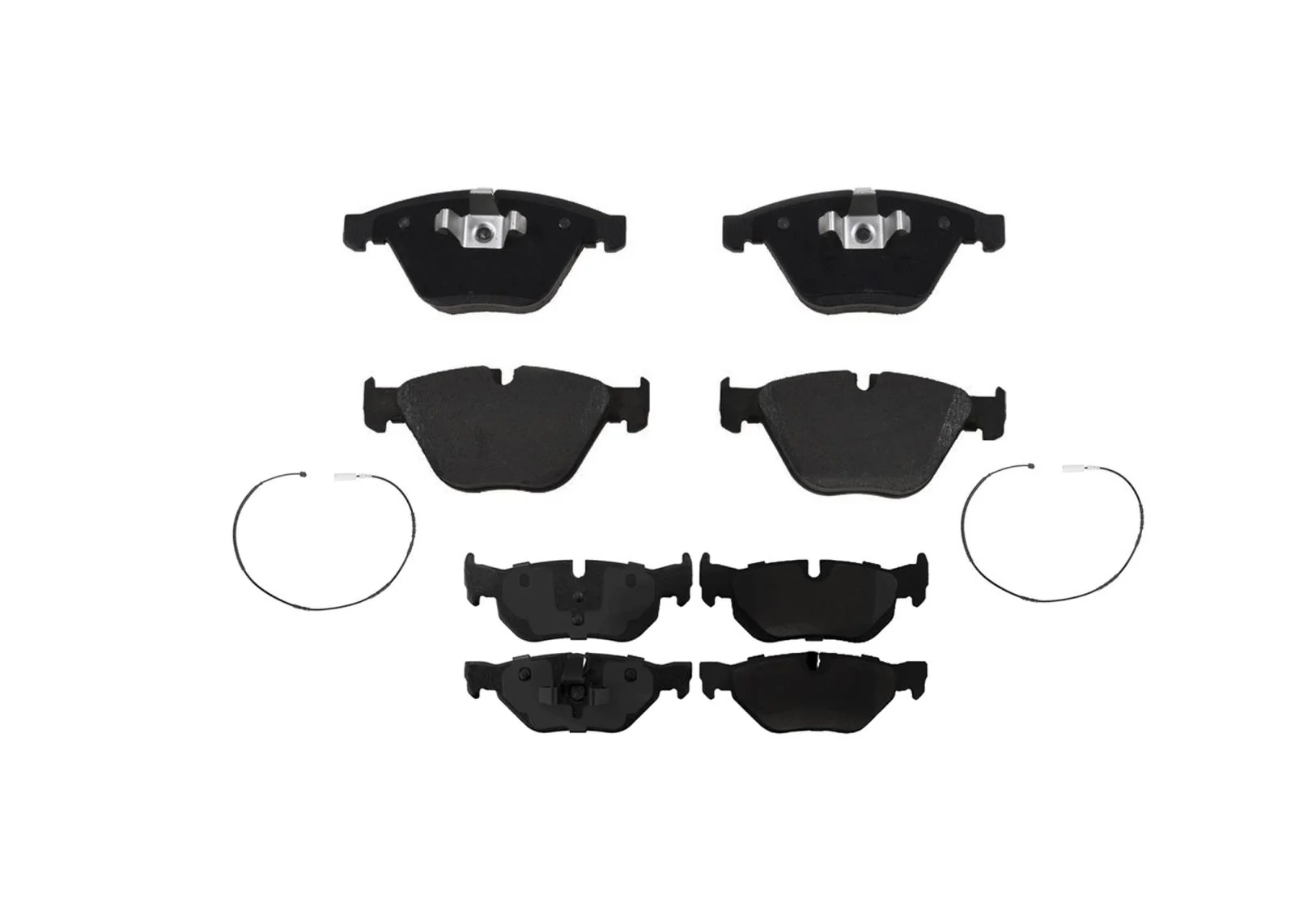 Front & Rear EPS R90 Certified Brake Pads & Shoes For BMW X1 xDrive28i 12-15 - Image 2