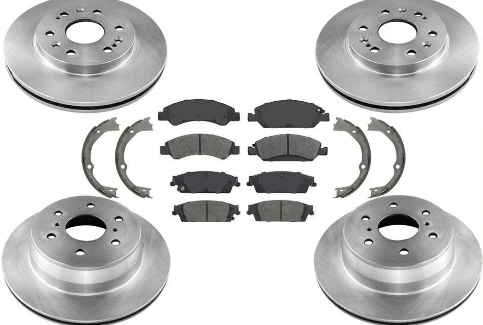 Front Rear Disc Brake Rotors Brake Pads Shoes for Chevrolet Tahoe 2015 2018 2020 - Image 3