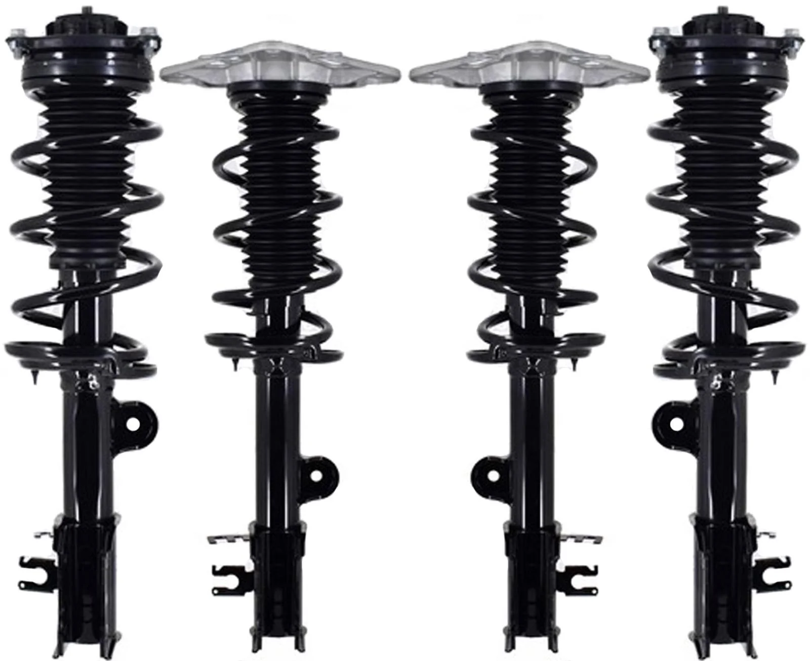 Front & Rear Struts For Compass 17-2021 All Wheel Drive 9 Speed transmission