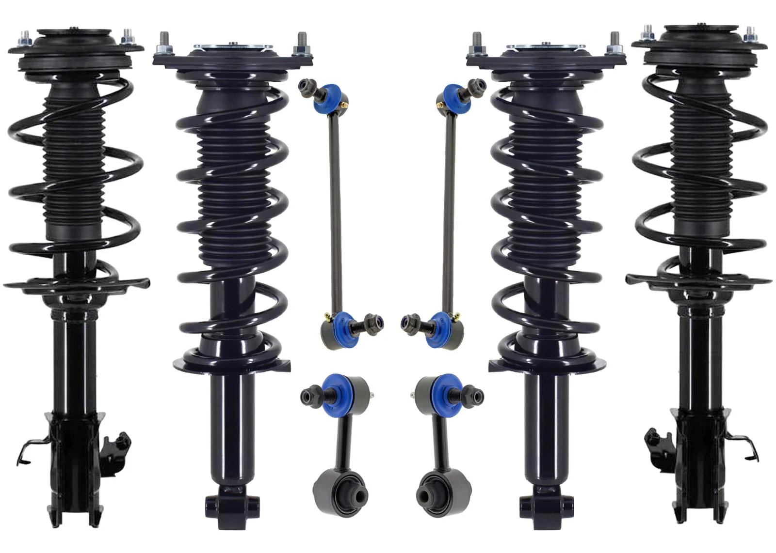 Front & Rear Struts W/ Coil Spring & Links For Subaru Legacy 2020 2021 2022 2024