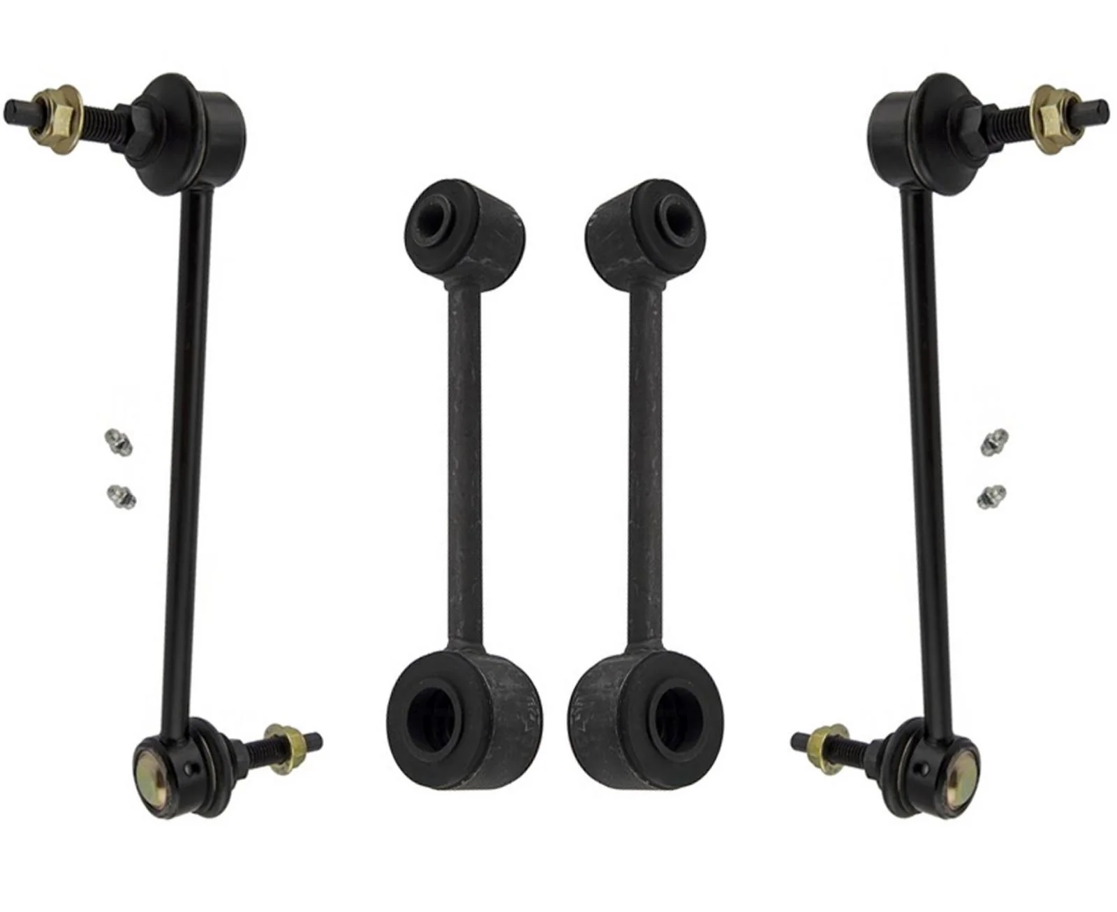 Front & Rear Sway Bar Links For Ford Mustang 2005-2014 W/ Rear 22 MM Sway Bar