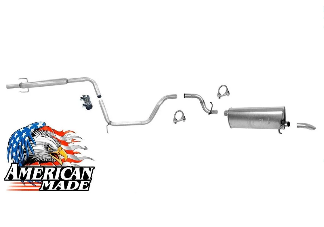 Front Resonator Pipe Rear Muffler For Ford Taurus Sable 3.0L OHV 1996 1998 1999