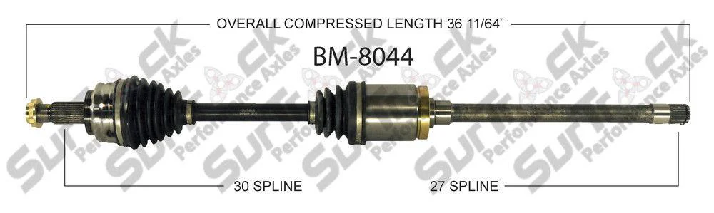 Front Right Complete CV Drive Axle Shaft Fits For BMW X3 2004-2010