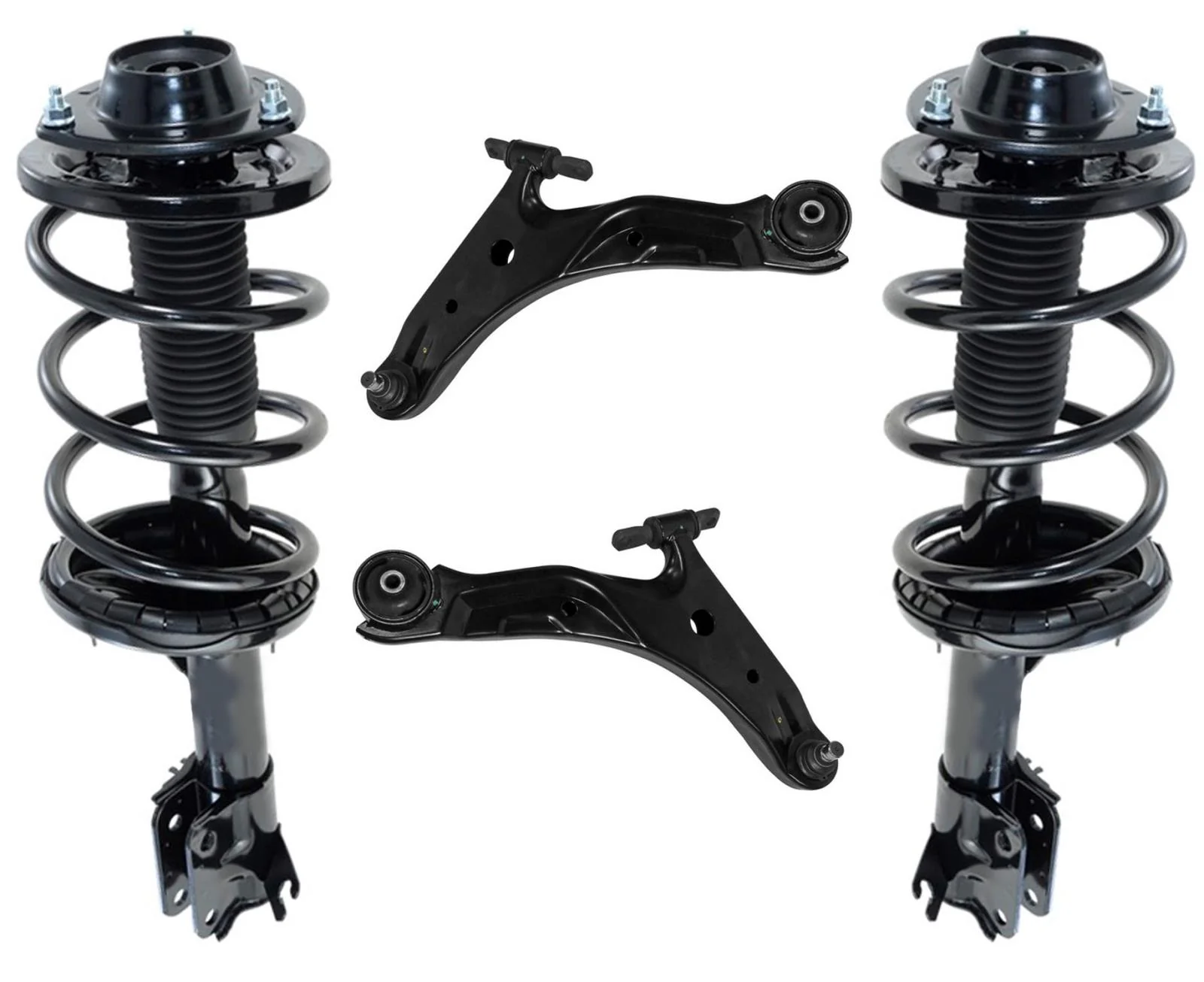 Front Spring Struts and Lower Control Arms for 04-06 Hyundai Santa Fe 4WD