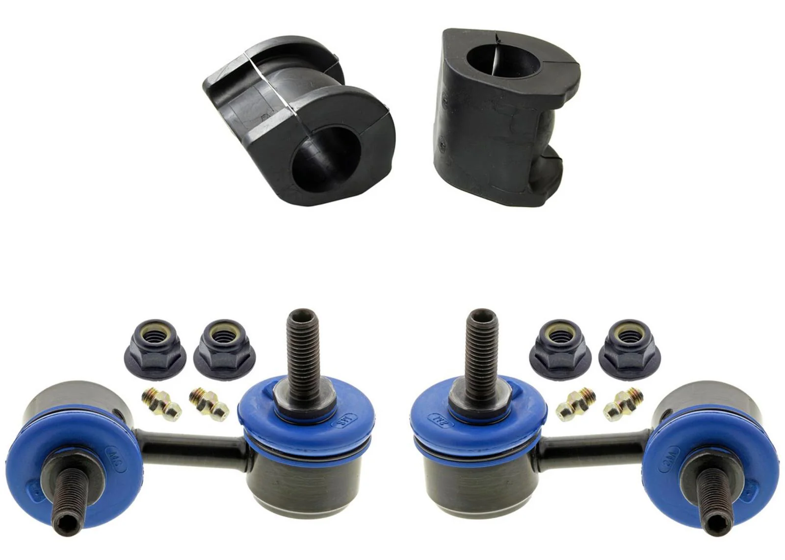 Front Stabilizer Bar Link Kit & Sway Bar Bushings for Honda Civic 2006-2011 1.8