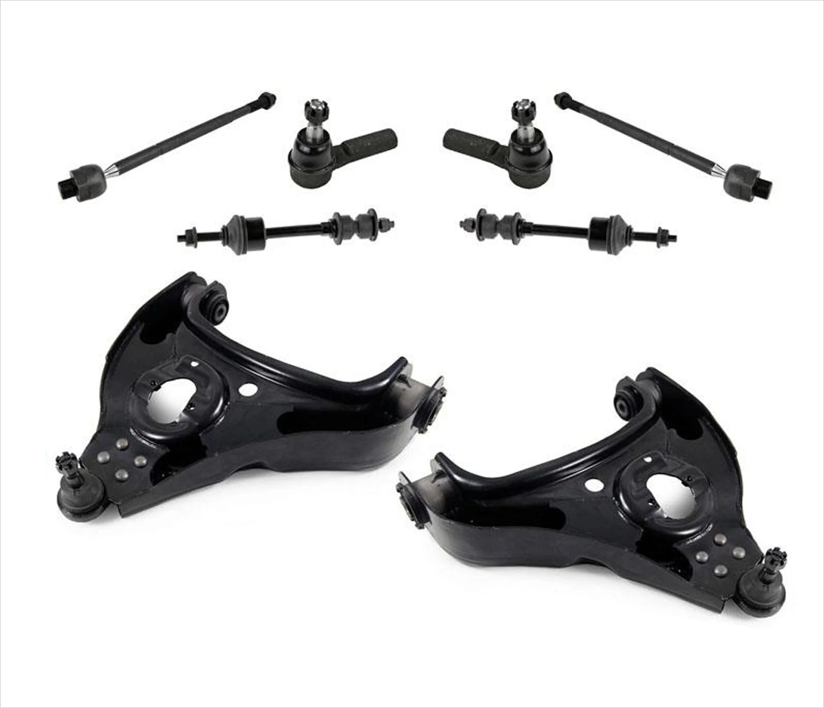 Front Steering Chassis 8pc Kit 5 Stud Rear Wheel Drive for Dodge Ram 1500 06-08