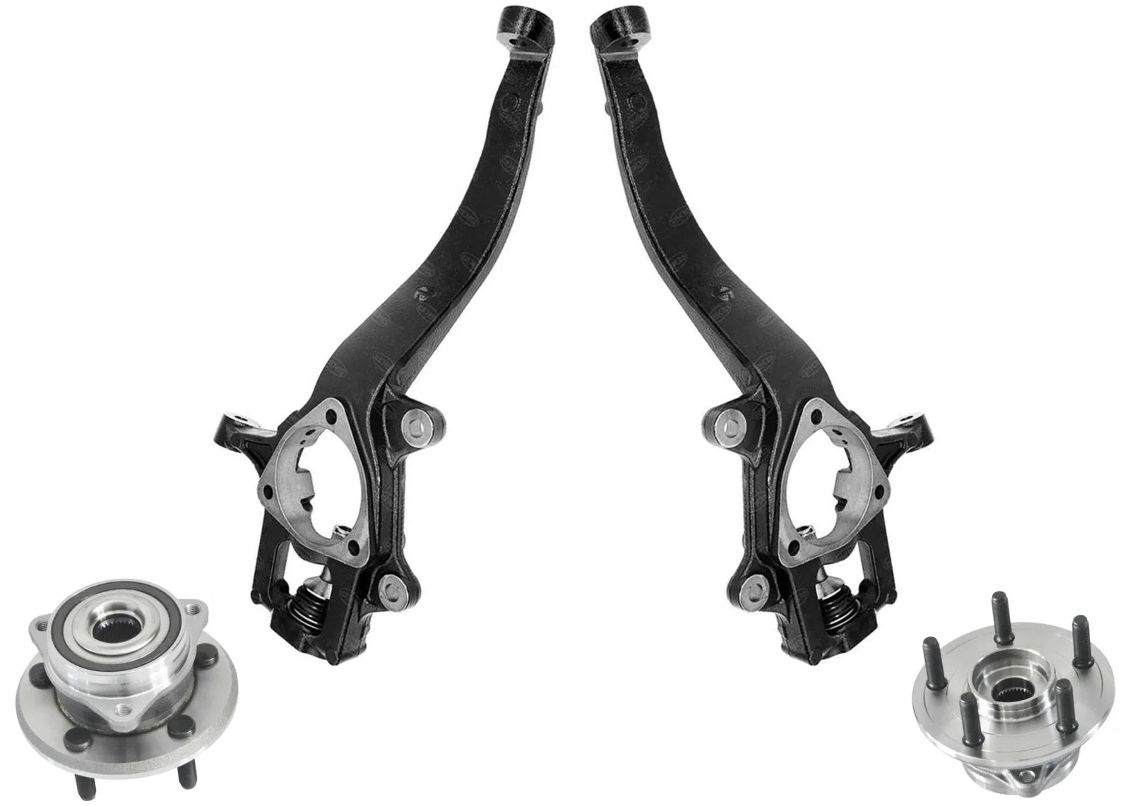 Front Steering Knuckle Spindles W/ Ball Joints For Jeep Grand Cherokee 2011-15