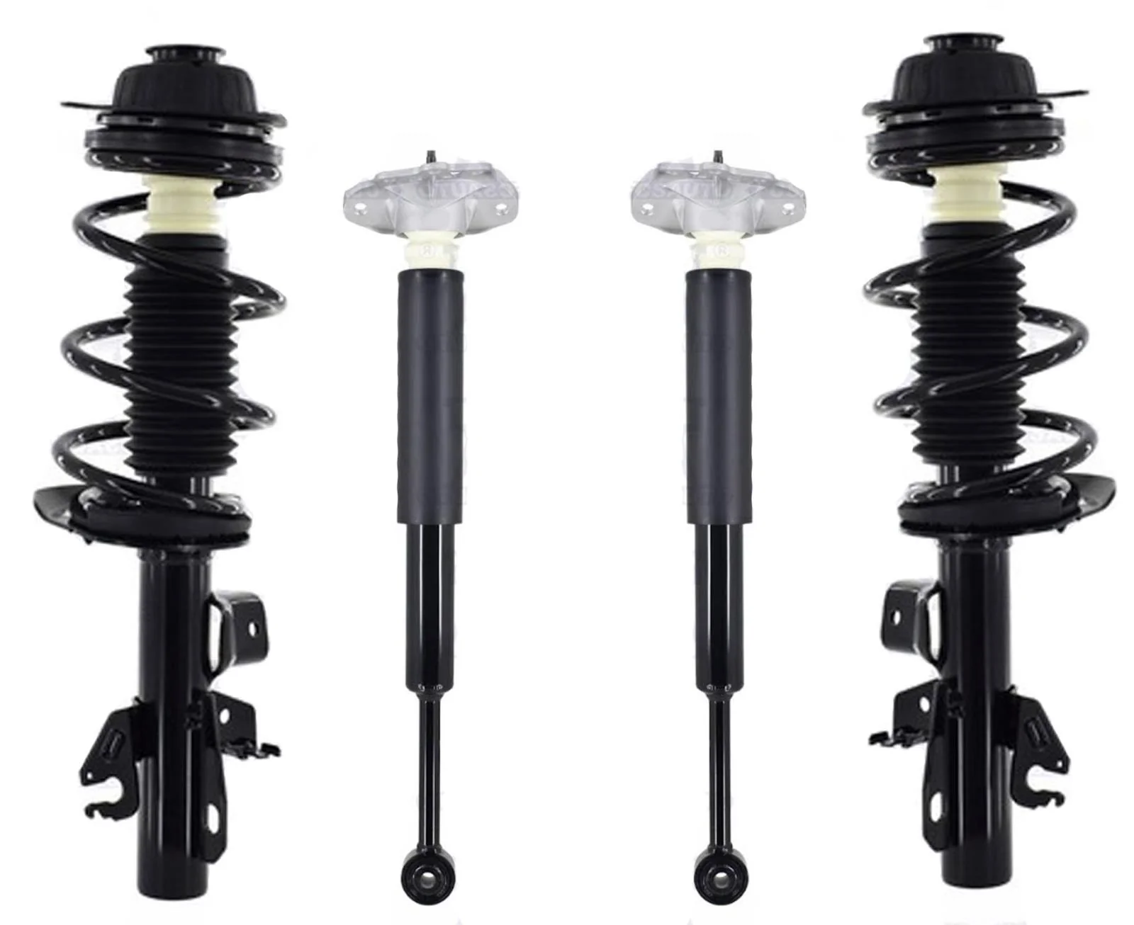 Front Strut & Rear Complete Shocks For Chrysler 200 Front Wheel Drive 15-17