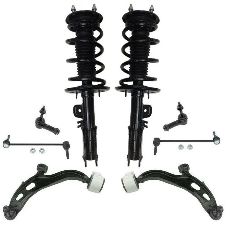 Front Struts and Steering Chassis 8pc Kit for Ford Taurus 3.5L SE SEL 2013-2018