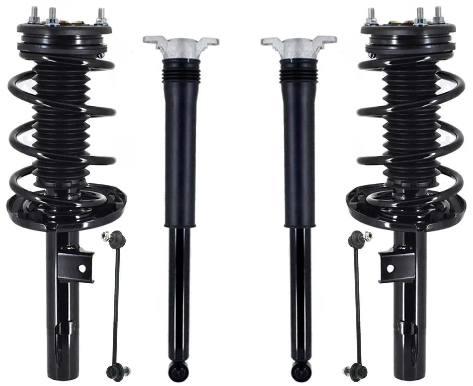 Front Struts Assembly Rear Shocks & Links For Mazda 3 19-22 Front Wheel Drive