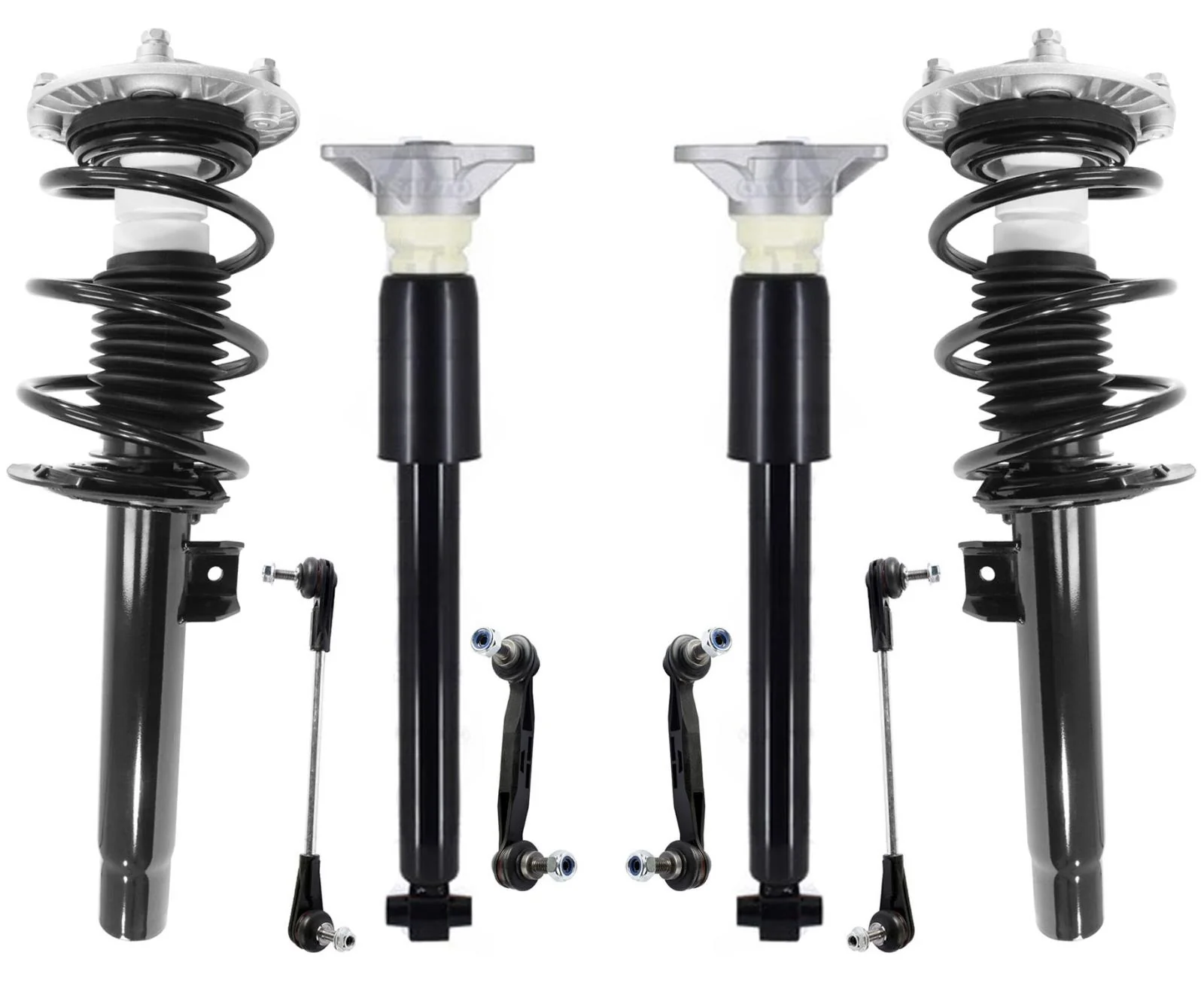 Front Struts Assembly Rear Shocks & Sway Bar Links For BMW 428I 2014-2015
