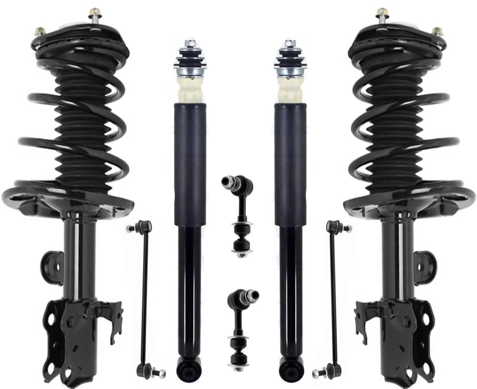 Front Struts Assembly Rear Shocks & Sway Bar Links For Scion TC 2011 2012 2016