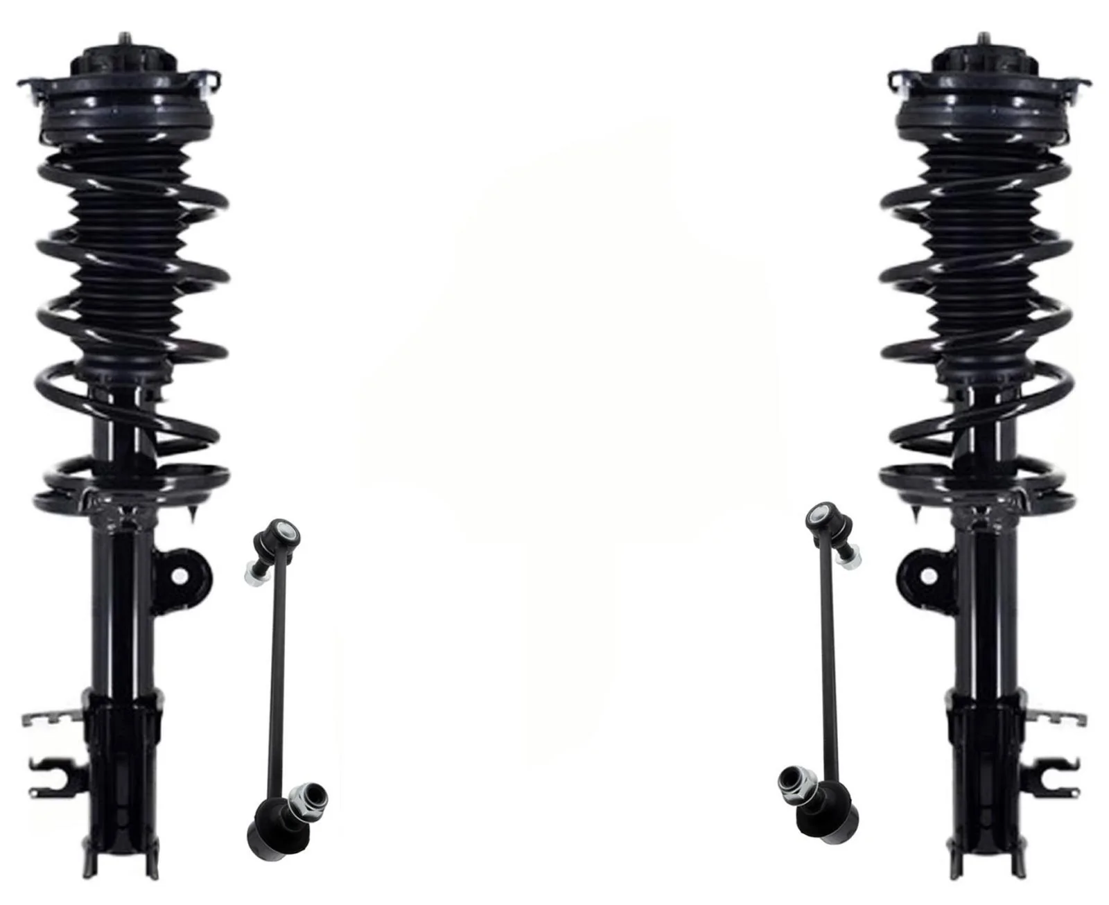 Front Struts Assembly & Sway Bar Links For Jeep Renegade 4 Wheel Drive 2015-2021