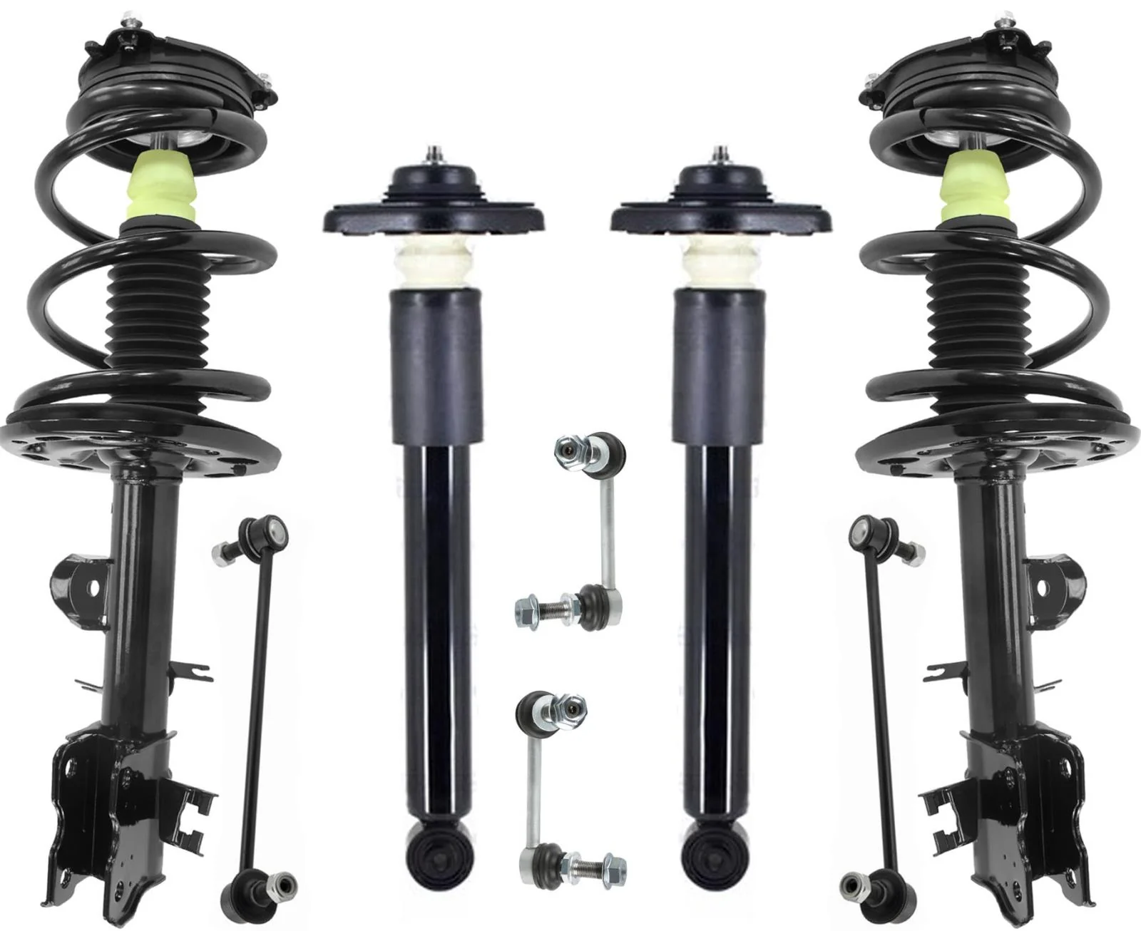 Front Struts Complete Shocks & Links For Pathfinder 2013-2020 Front Wheel Drive