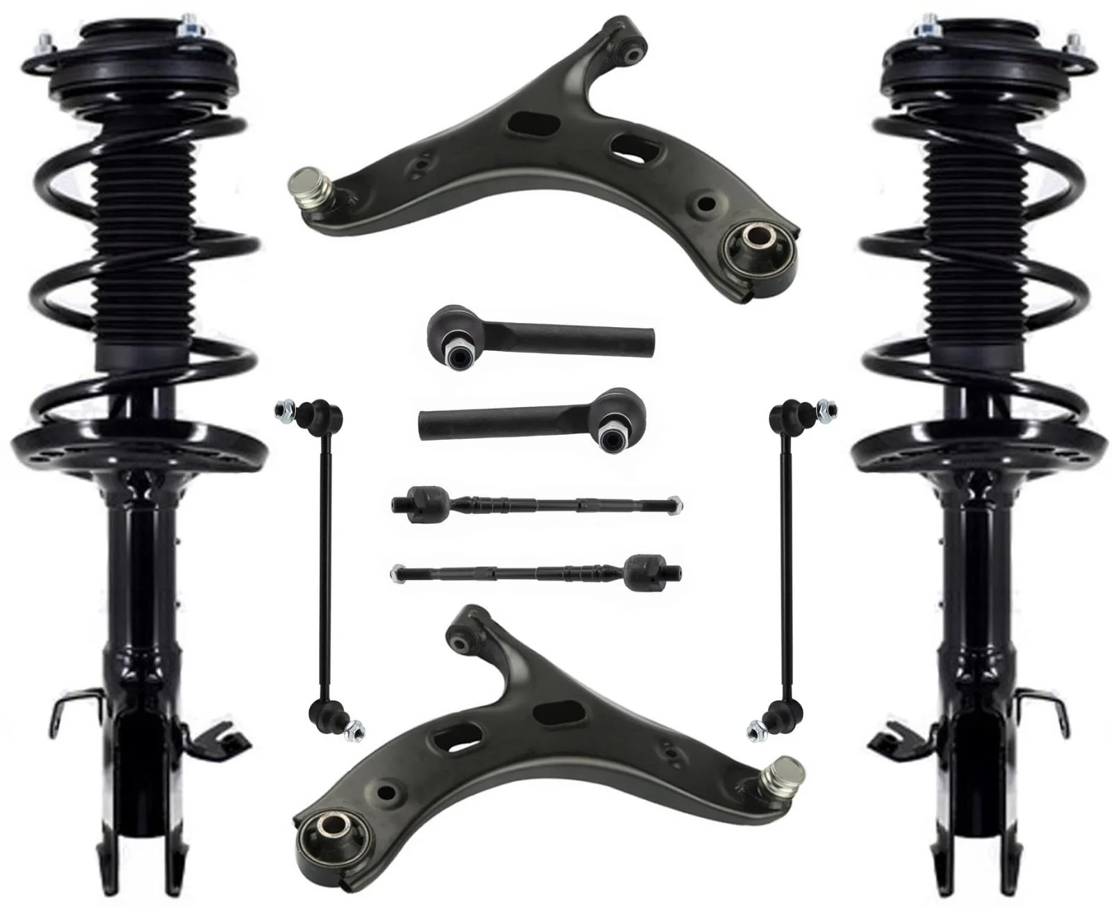 Front Struts Control Arms Ball Joints Tie Rods & Links For Crosstrek 2018-2020