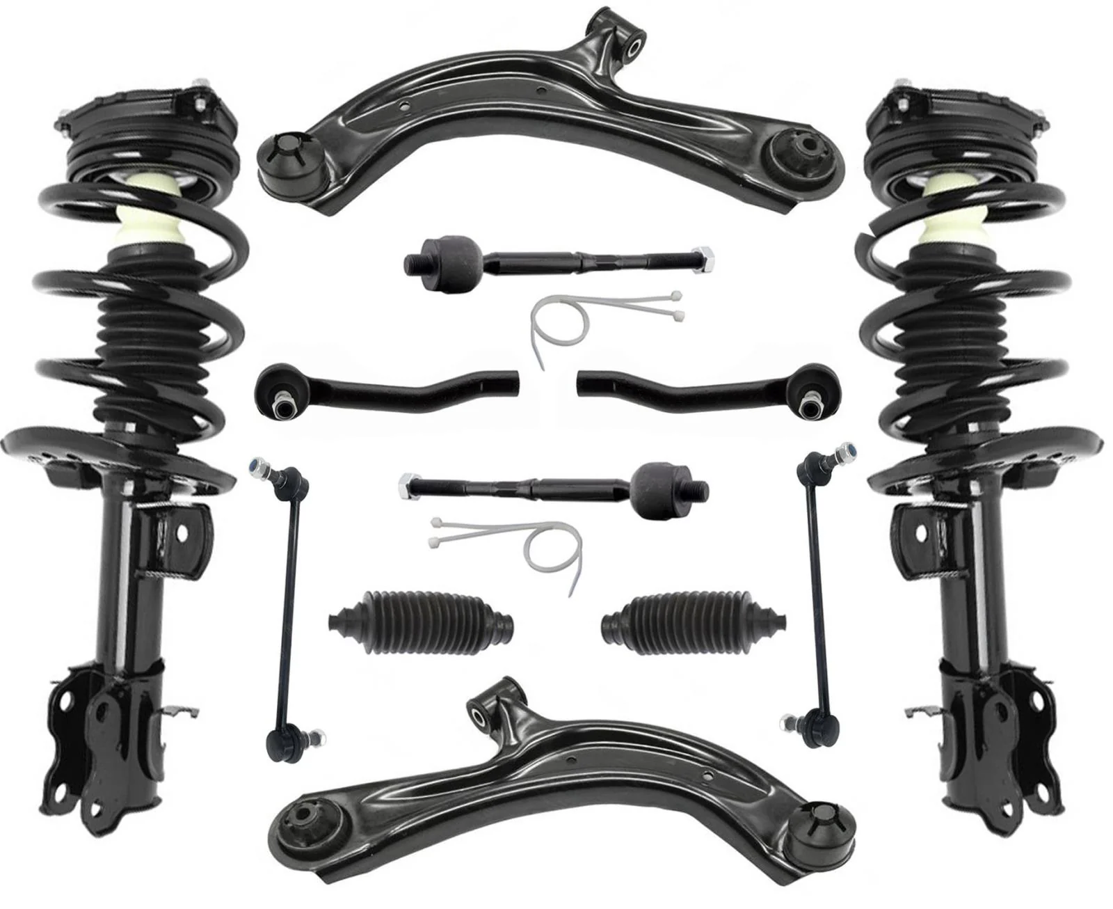 Front Struts Control Arms Inner Outer Tie Rods & Links For Nissan NV200 2013-20