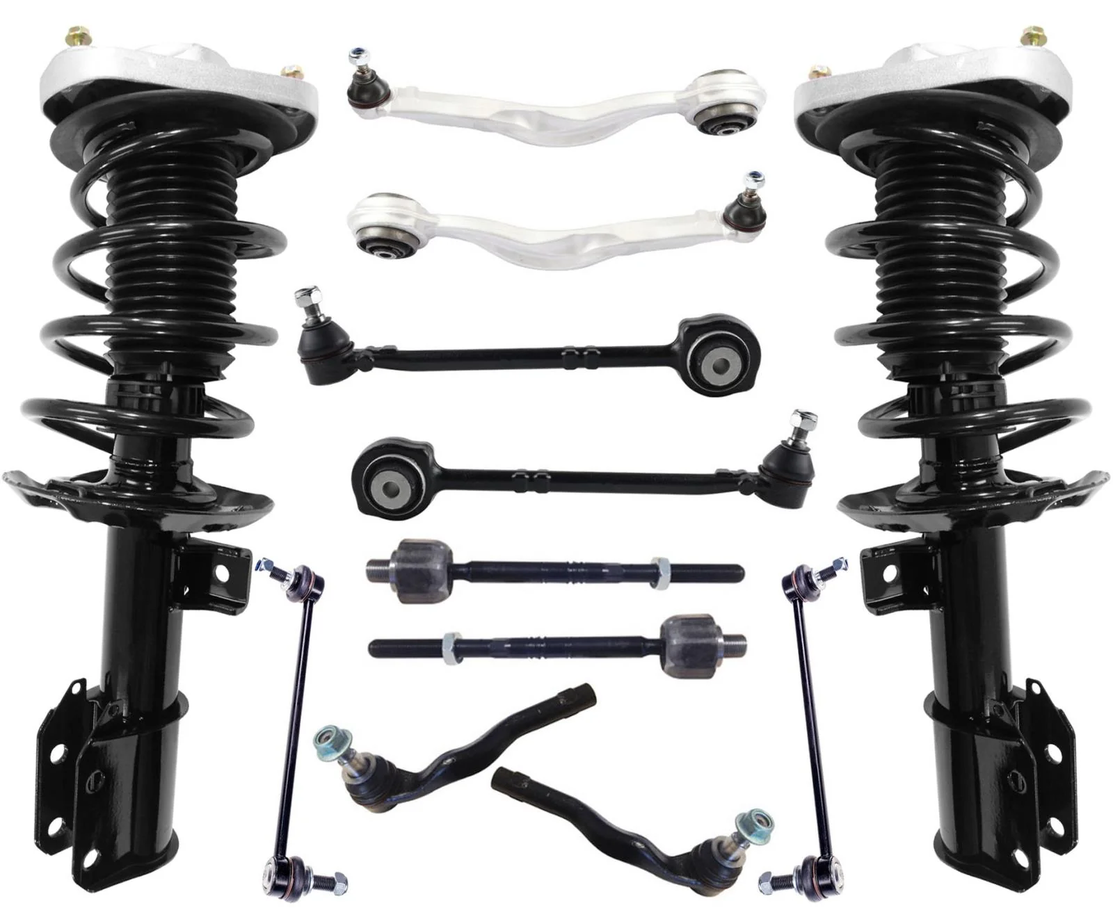 Front Struts Control Arms Tie Rods & Links For E250 4Matic Sedan 2014-2016