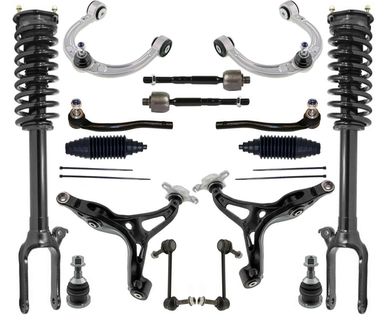 Front Struts Control Arms Tie Rods & Links For Mercedes Benz R350 2006-2013