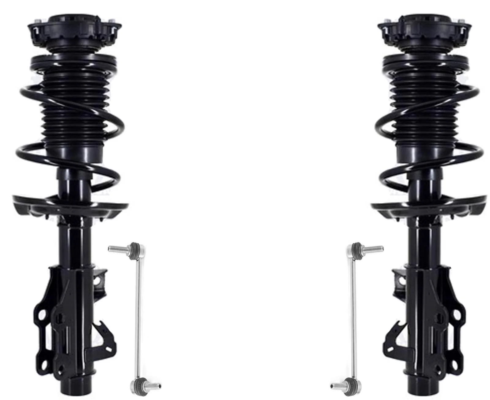 Front Struts & Links For Camaro LT LS Coupe 2016-2022 W/O Variable Damping