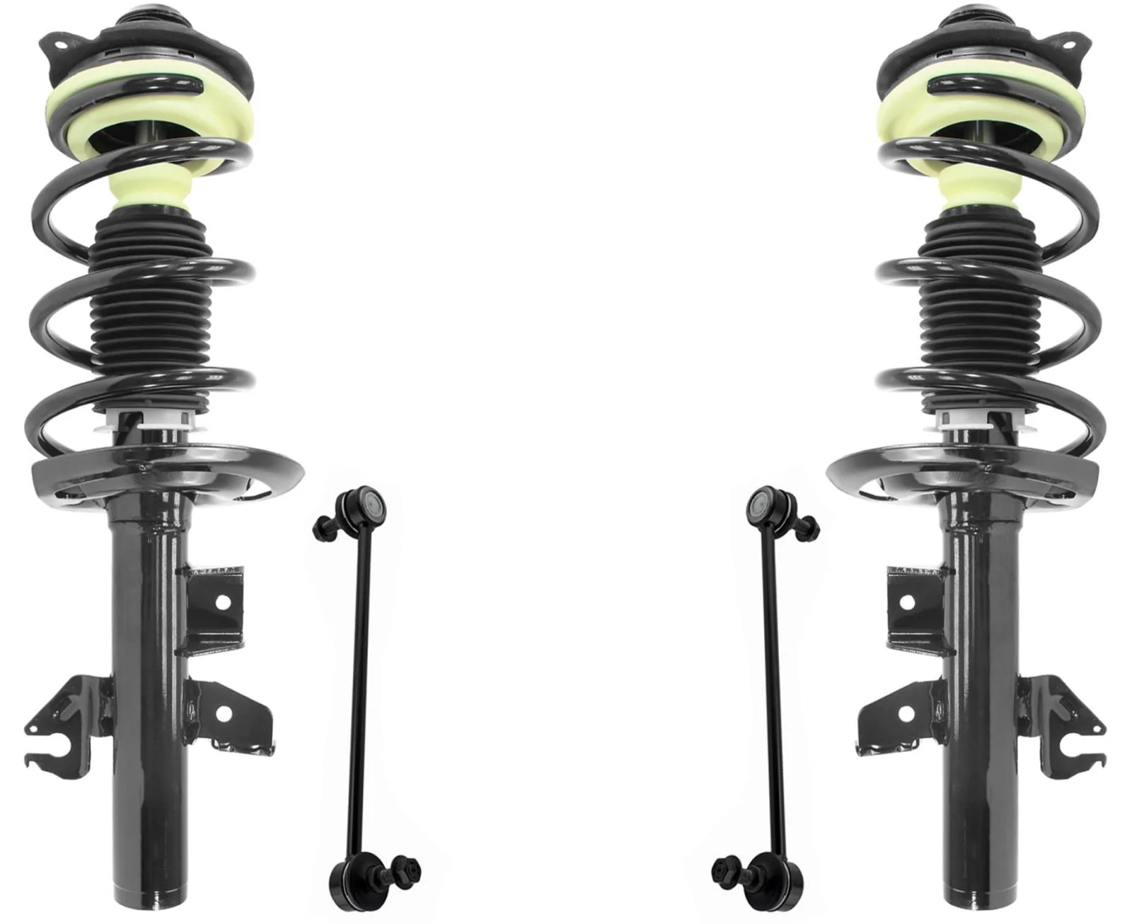 F Coil Spring Struts Control Arms Tie Rods Links For 200 All Wheel Drive 2015-17 - Image 3